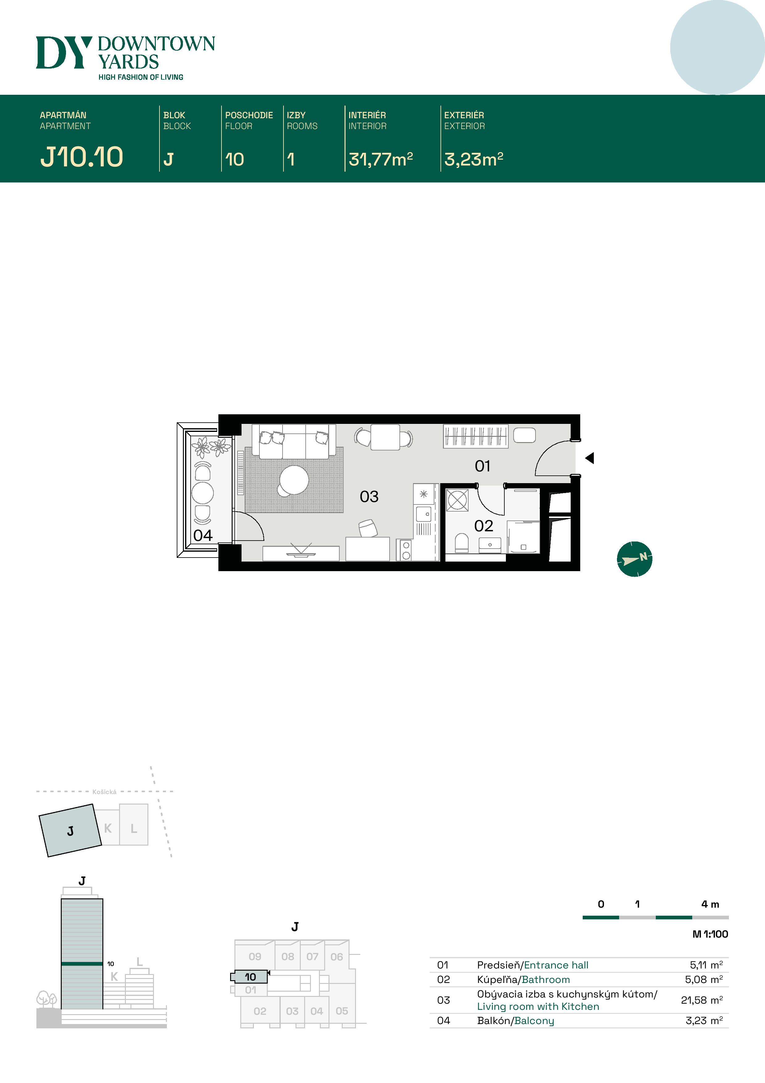 Downtown Yards - J10.10 - Pôdorys