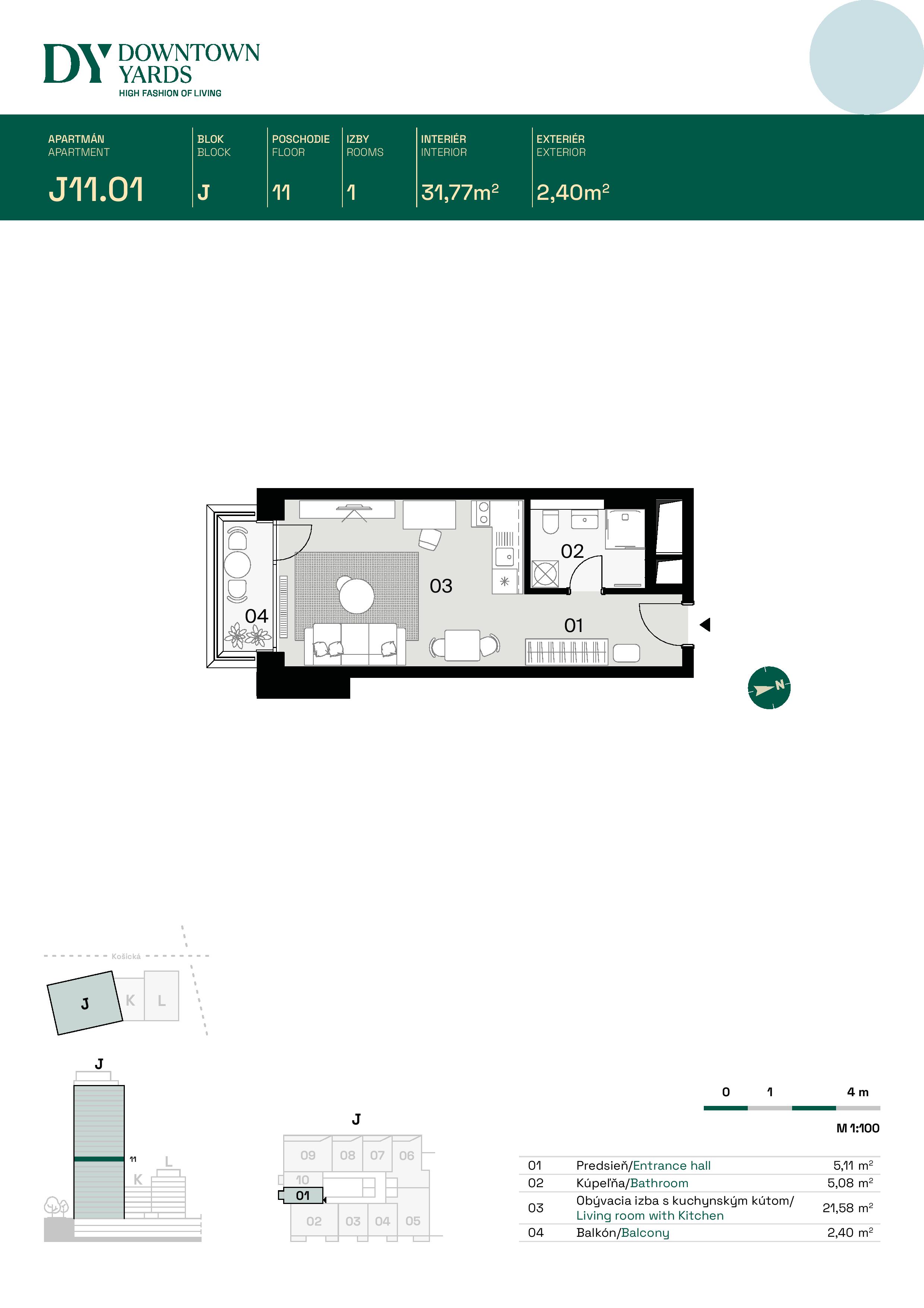 Downtown Yards - J11.01 - Pôdorys