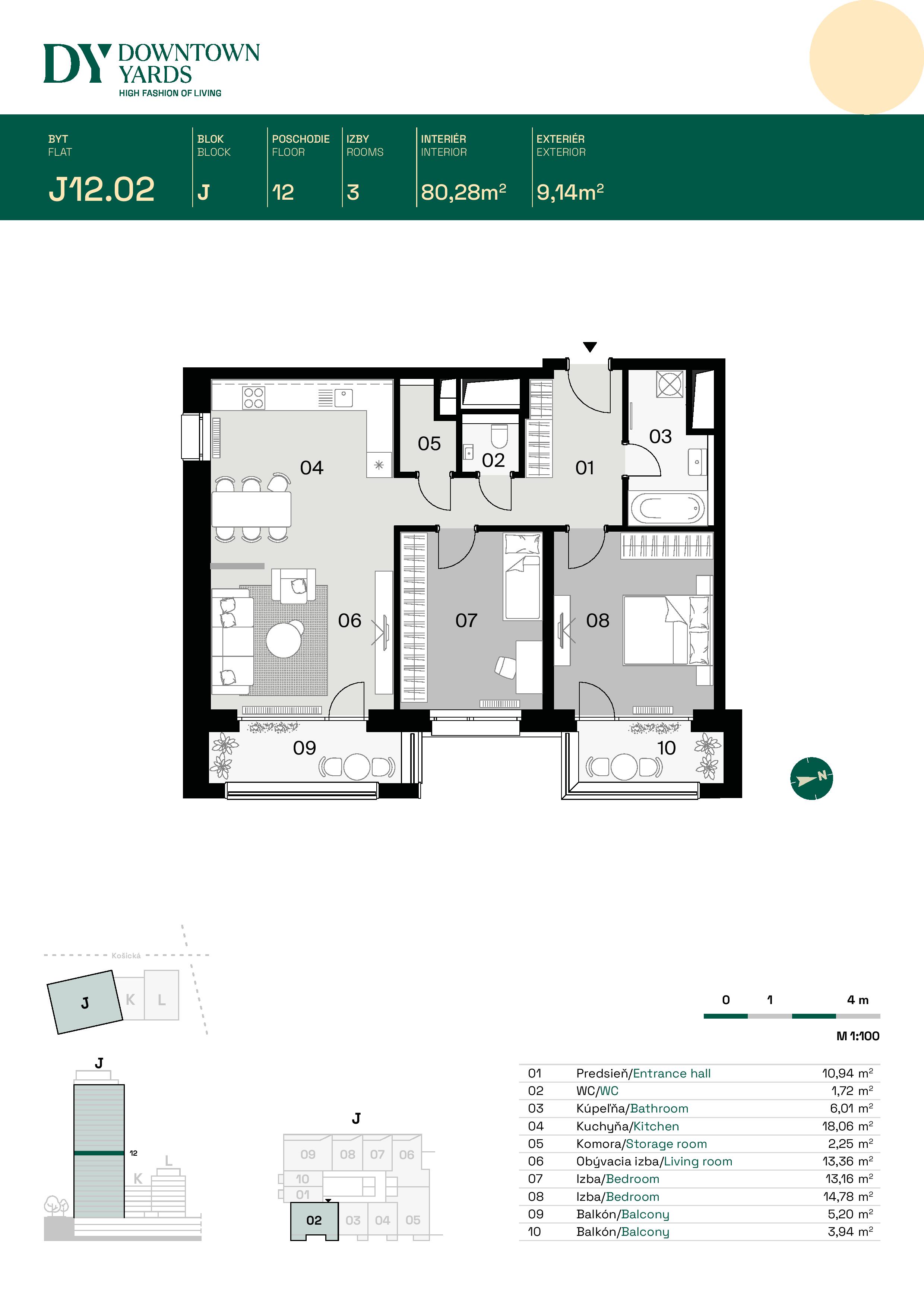 Downtown Yards - J12.02 - Pôdorys