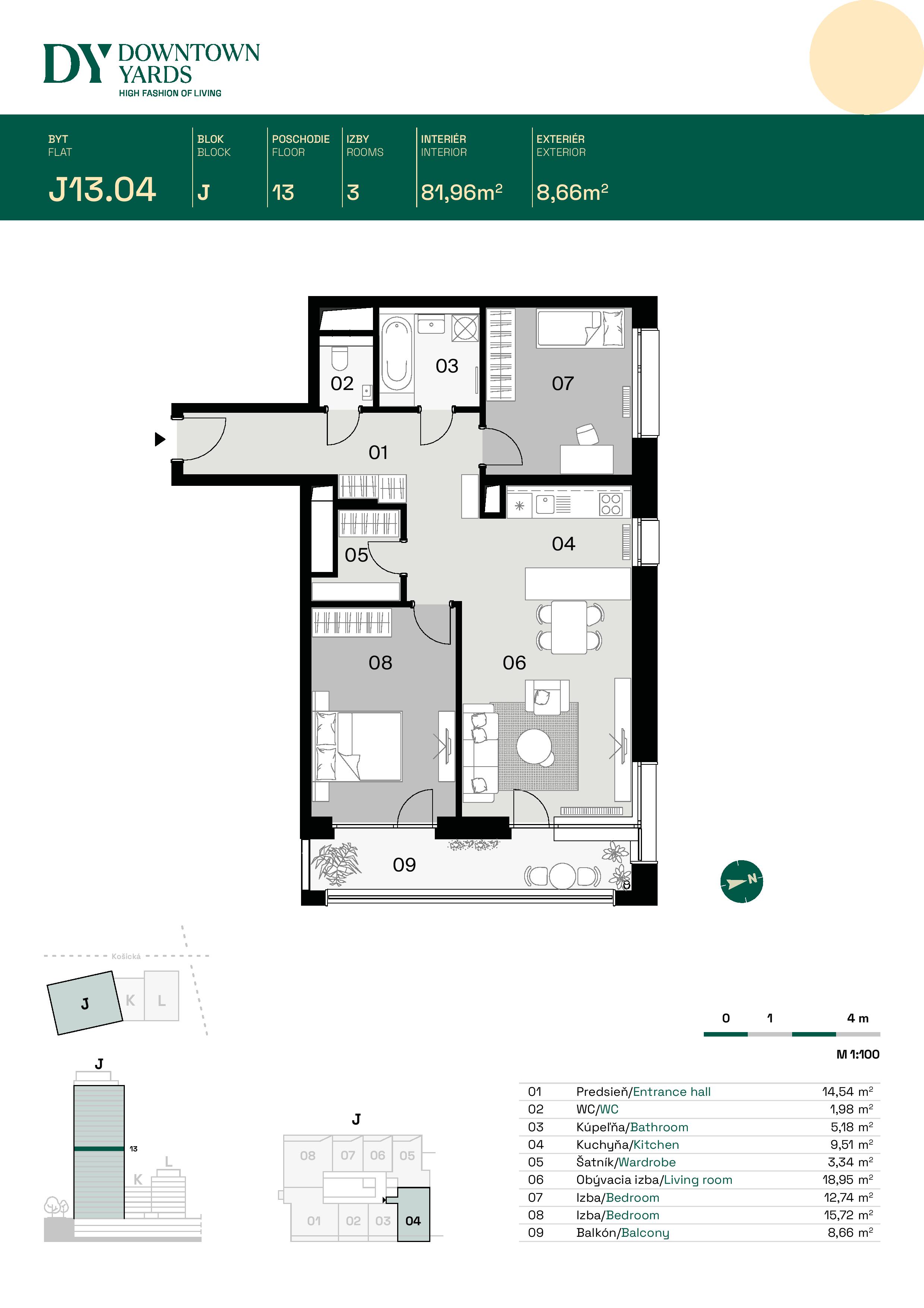 Downtown Yards - J13.04 - Pôdorys