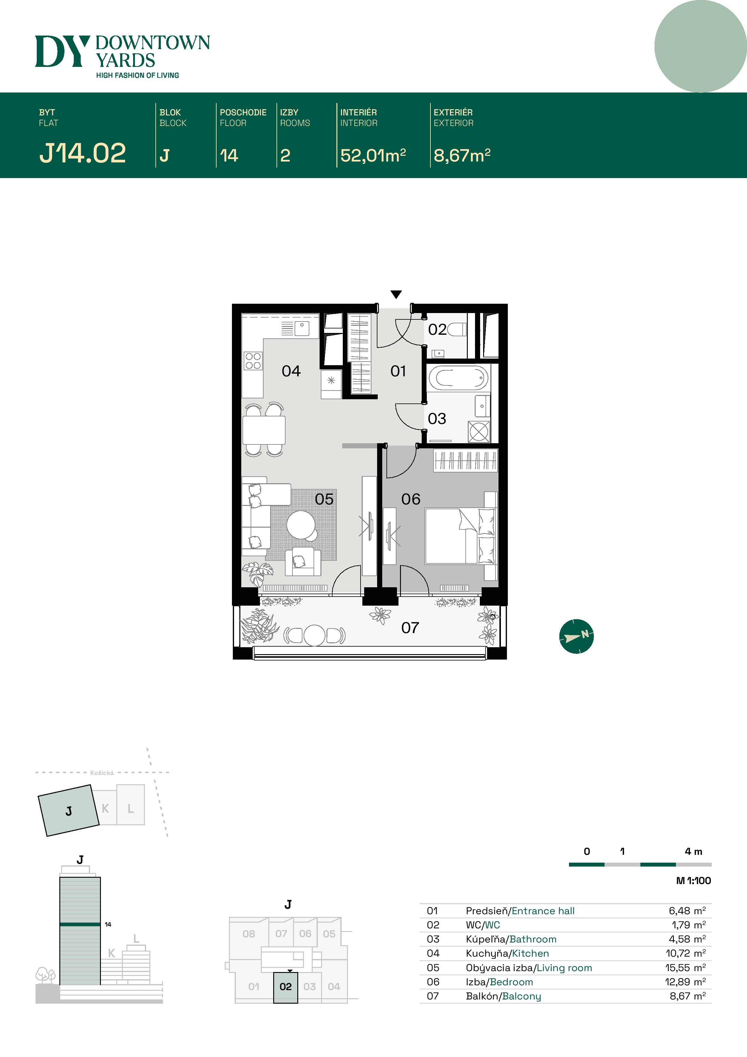 Downtown Yards - J14.02 - Pôdorys