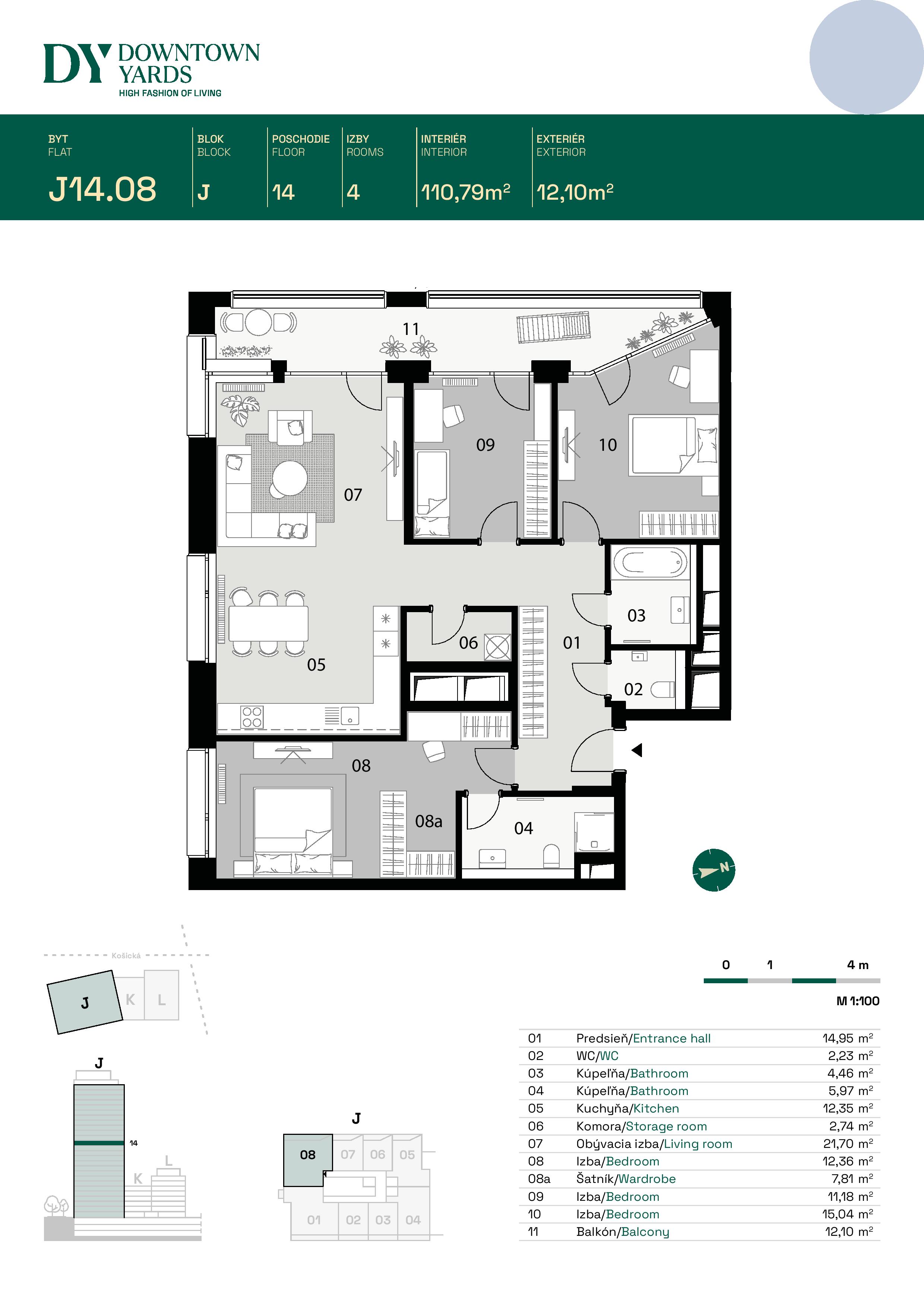 Downtown Yards - J14.08 - Pôdorys