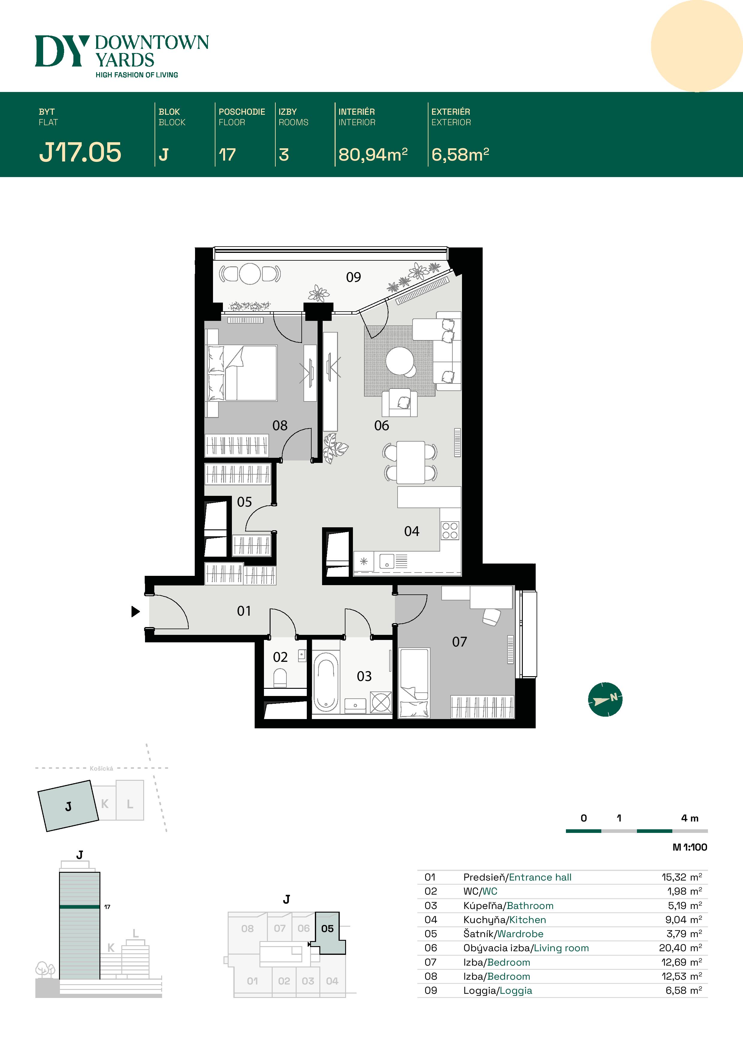 Downtown Yards - J17.05 - Pôdorys