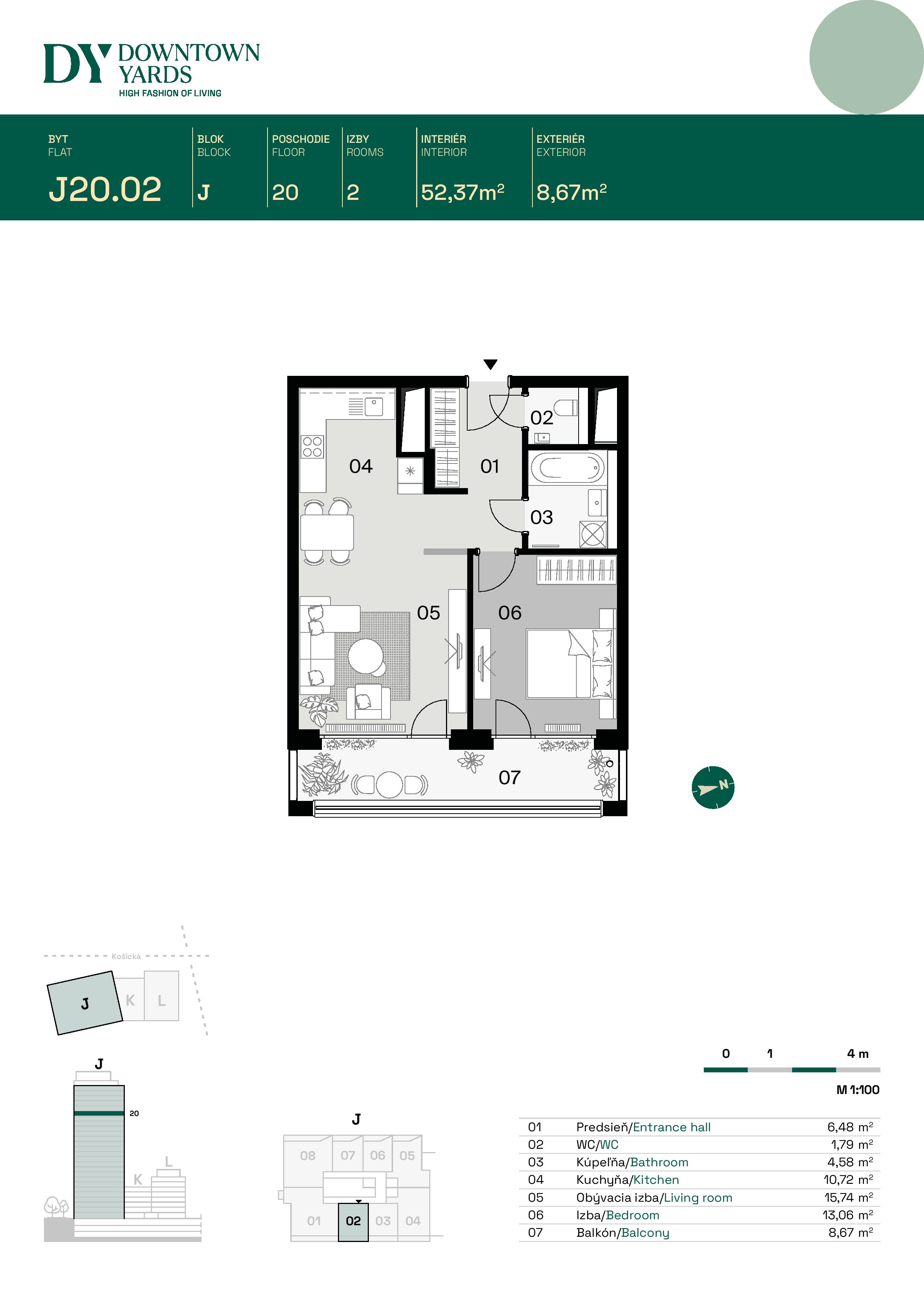 Downtown Yards - J20.02 - Pôdorys