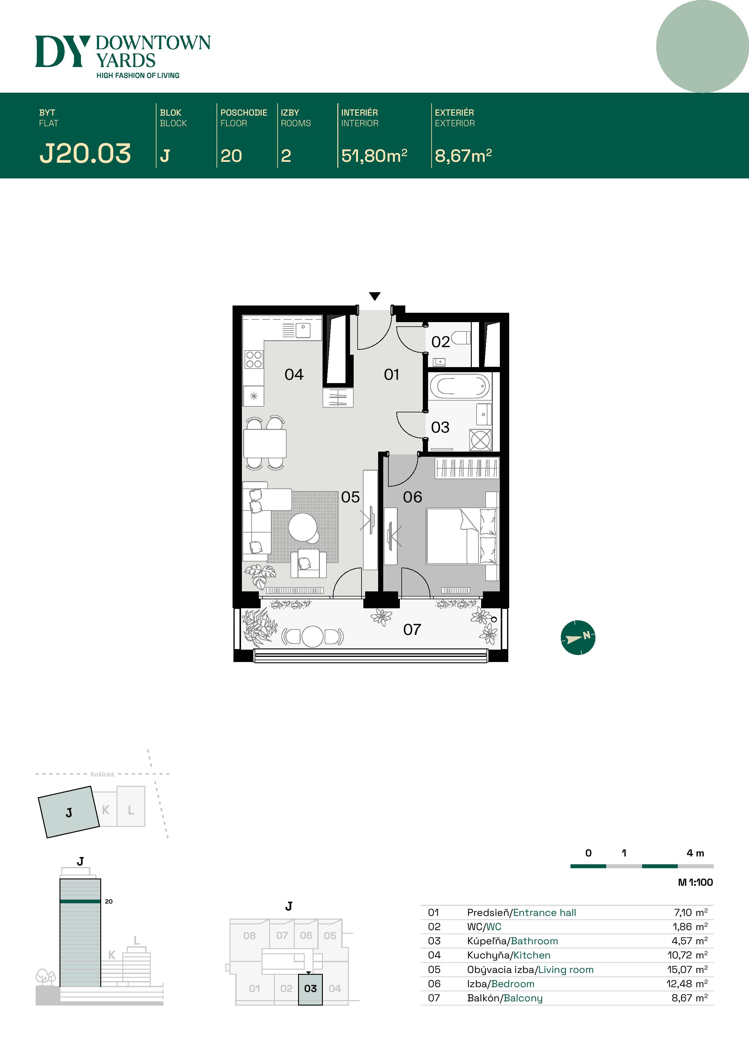 Downtown Yards - J20.03 - Pôdorys