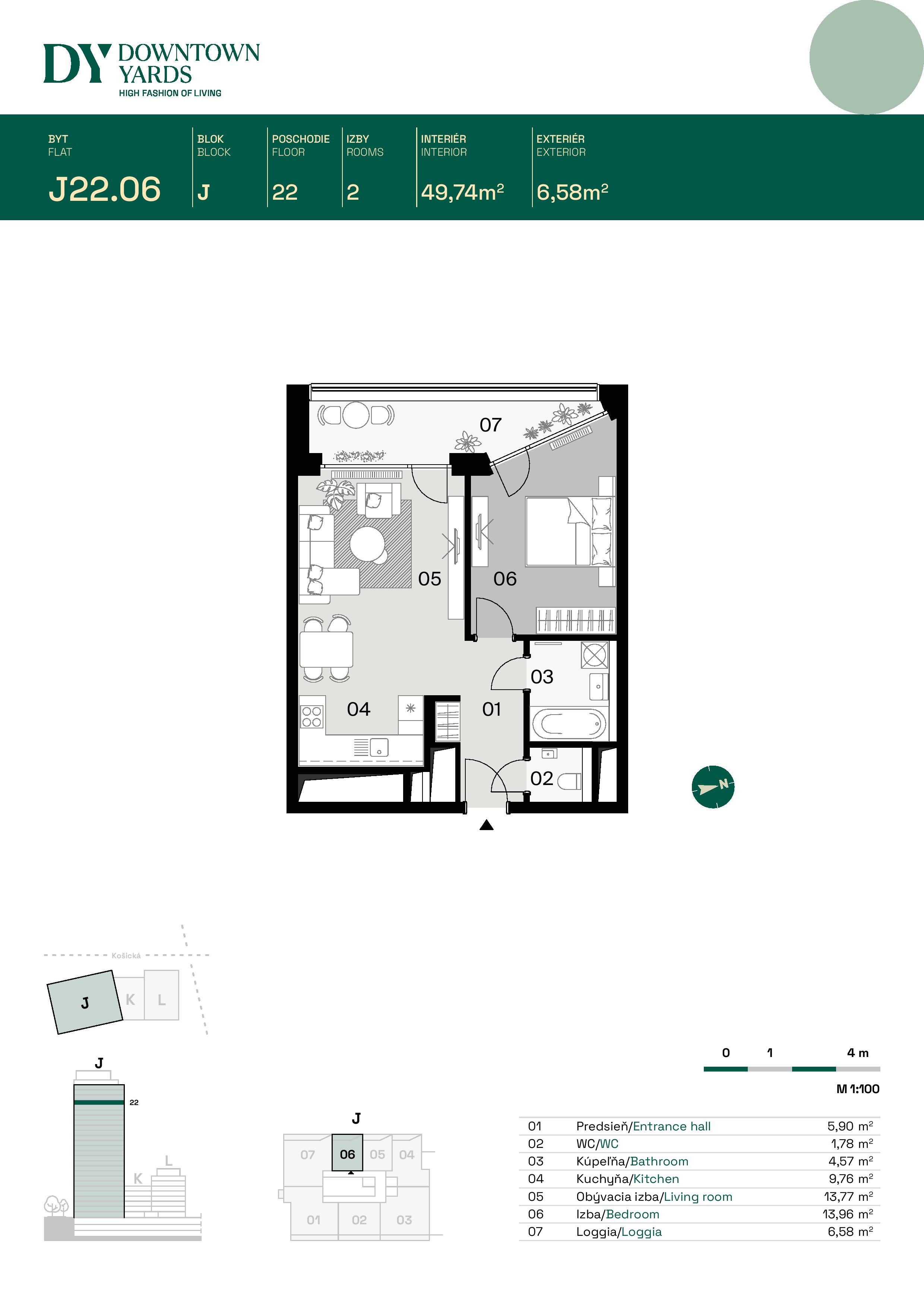 Downtown Yards - J22.06 - Pôdorys