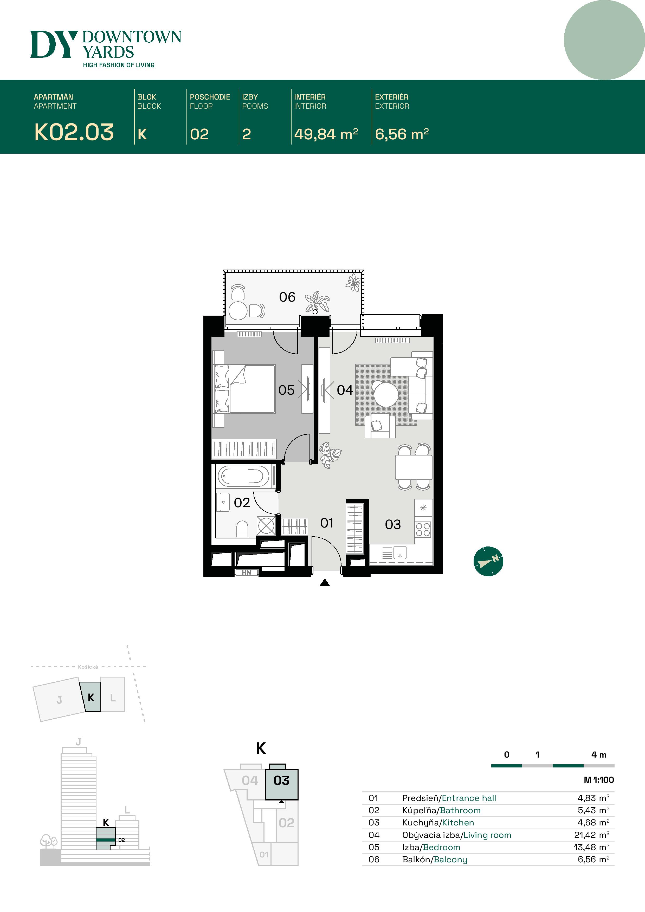 Downtown Yards - K02.03 - Pôdorys