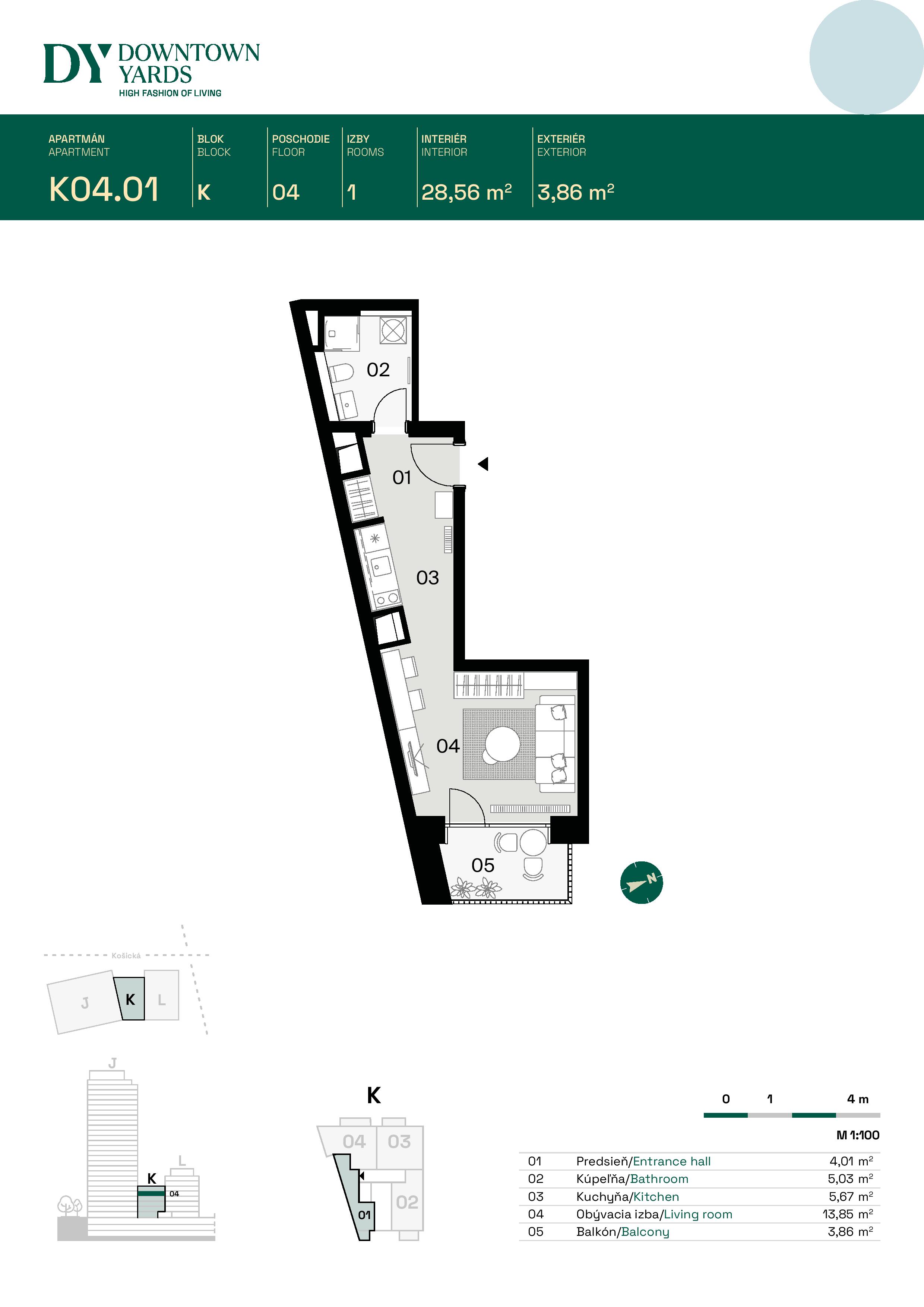 Downtown Yards - K04.01 - Pôdorys