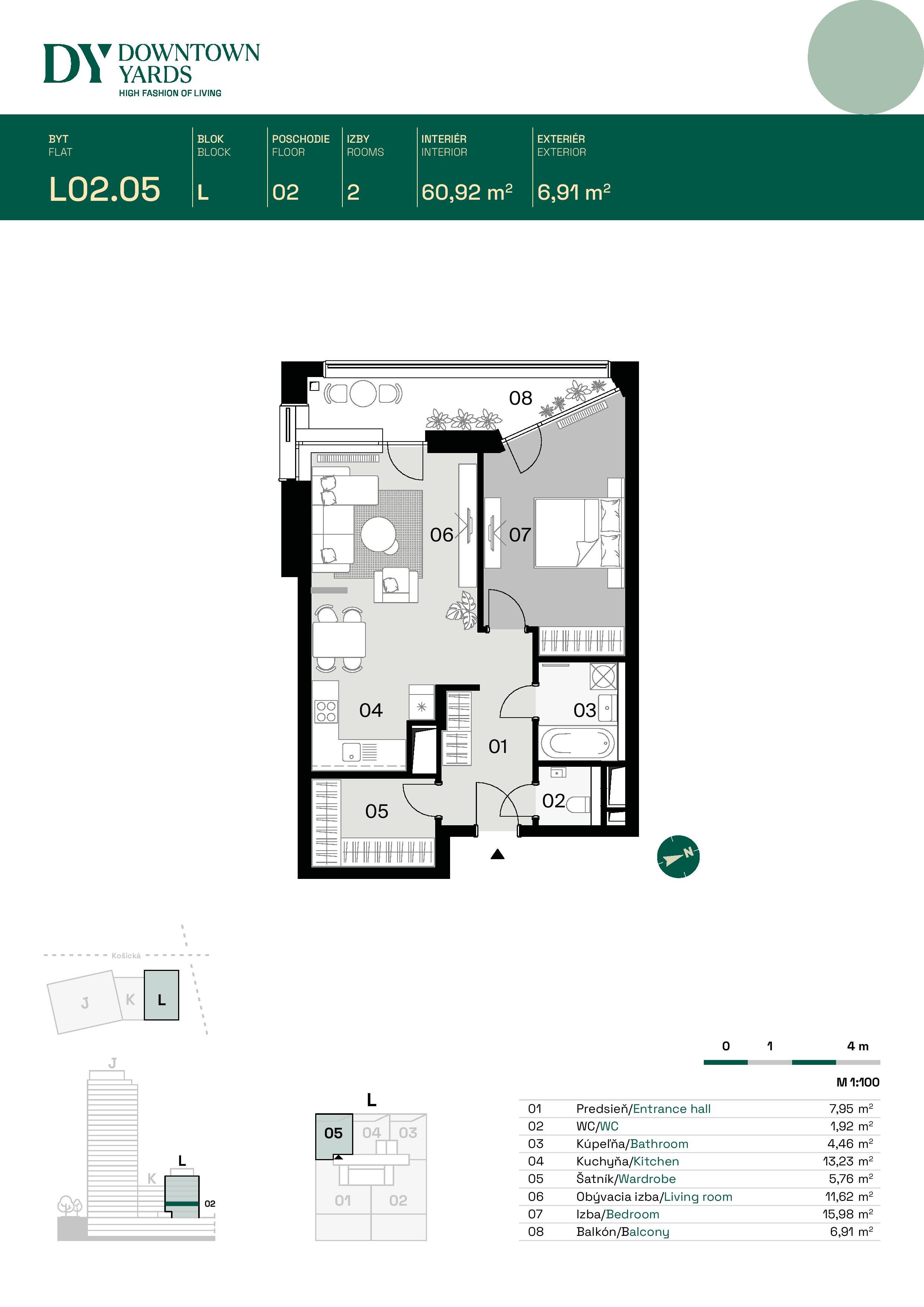 Downtown Yards - L02.05 - Pôdorys