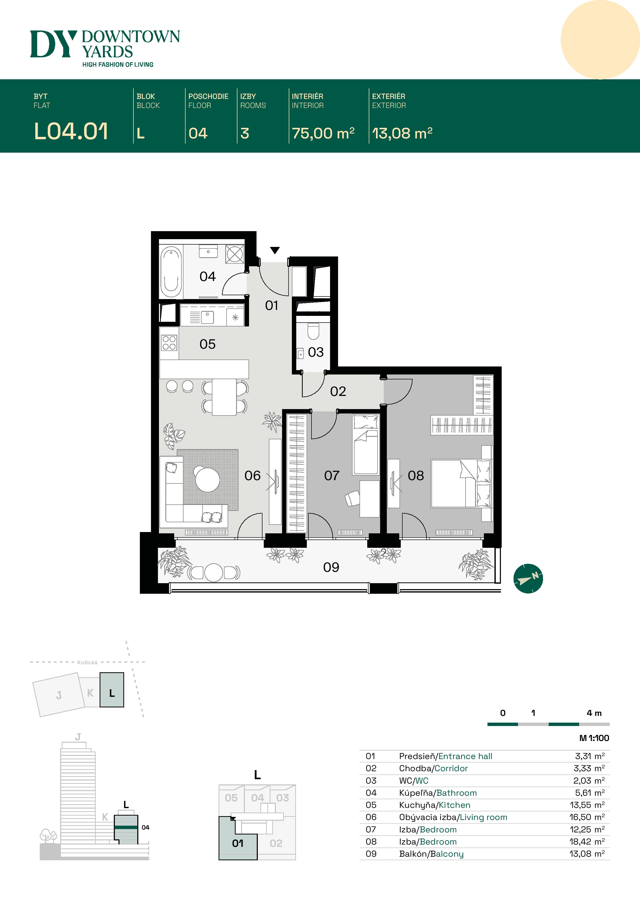 Downtown Yards - L04.01 - Pôdorys
