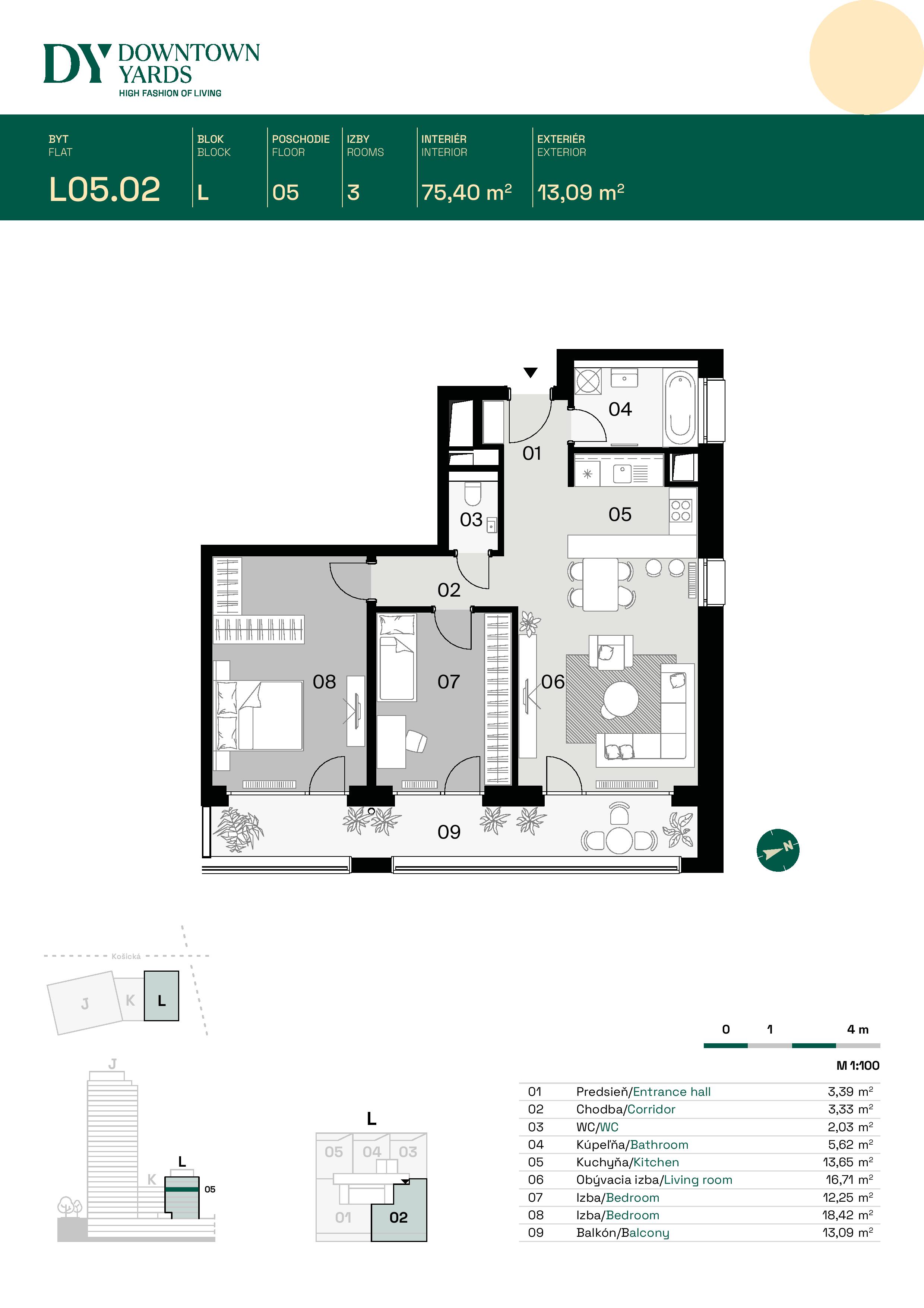 Downtown Yards - L05.02 - Pôdorys