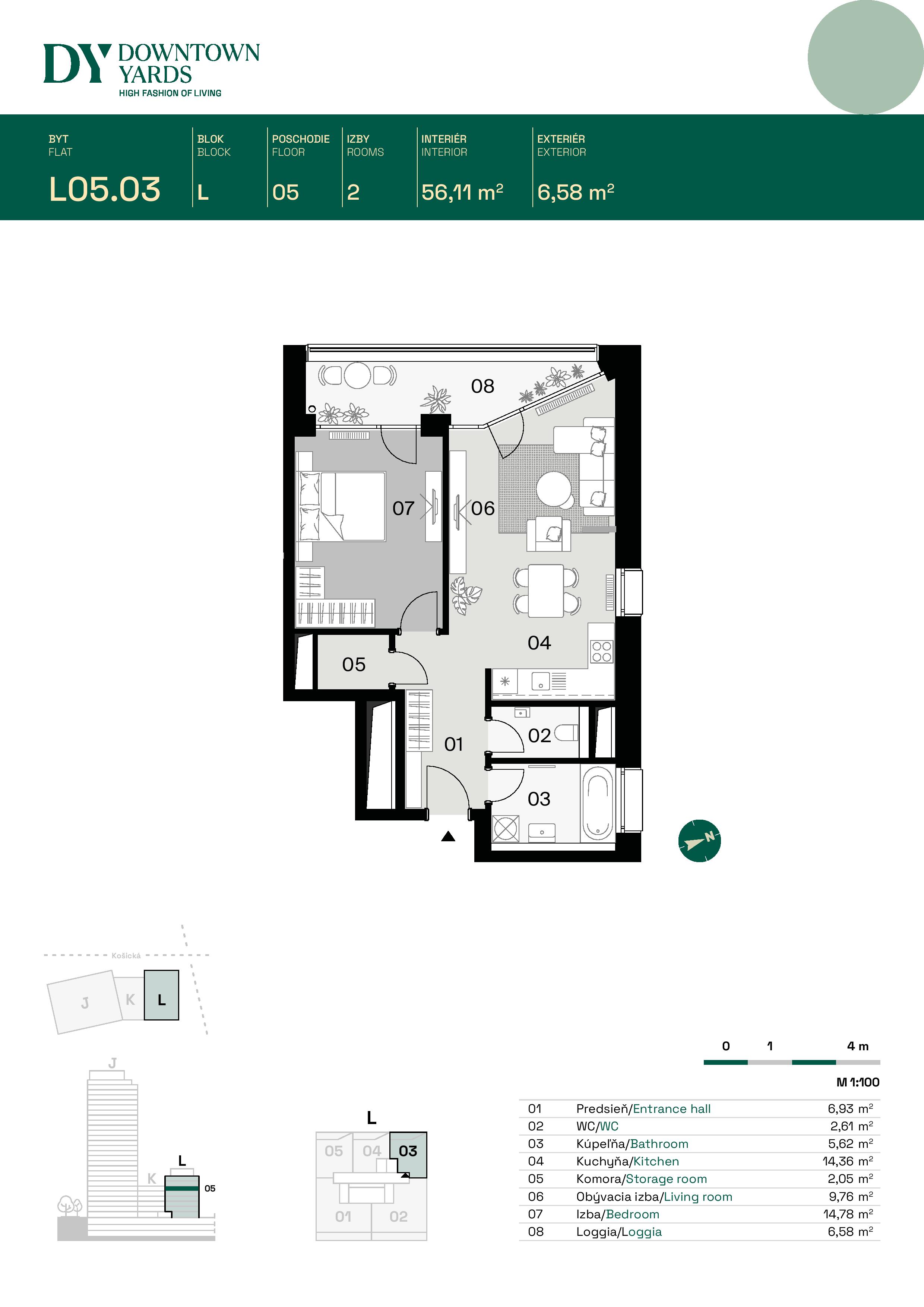 Downtown Yards - L05.03 - Pôdorys