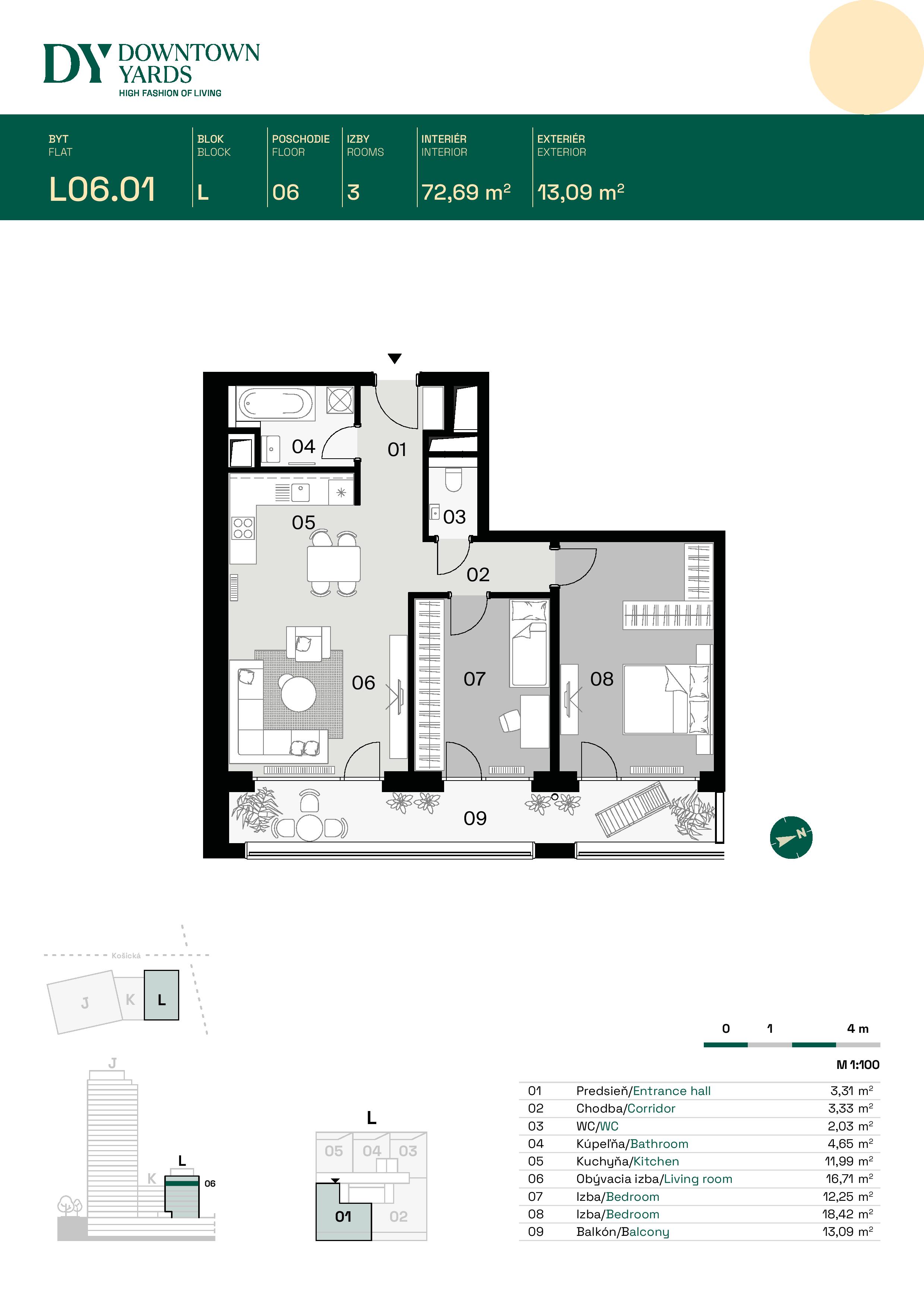 Downtown Yards - L06.01 - Pôdorys