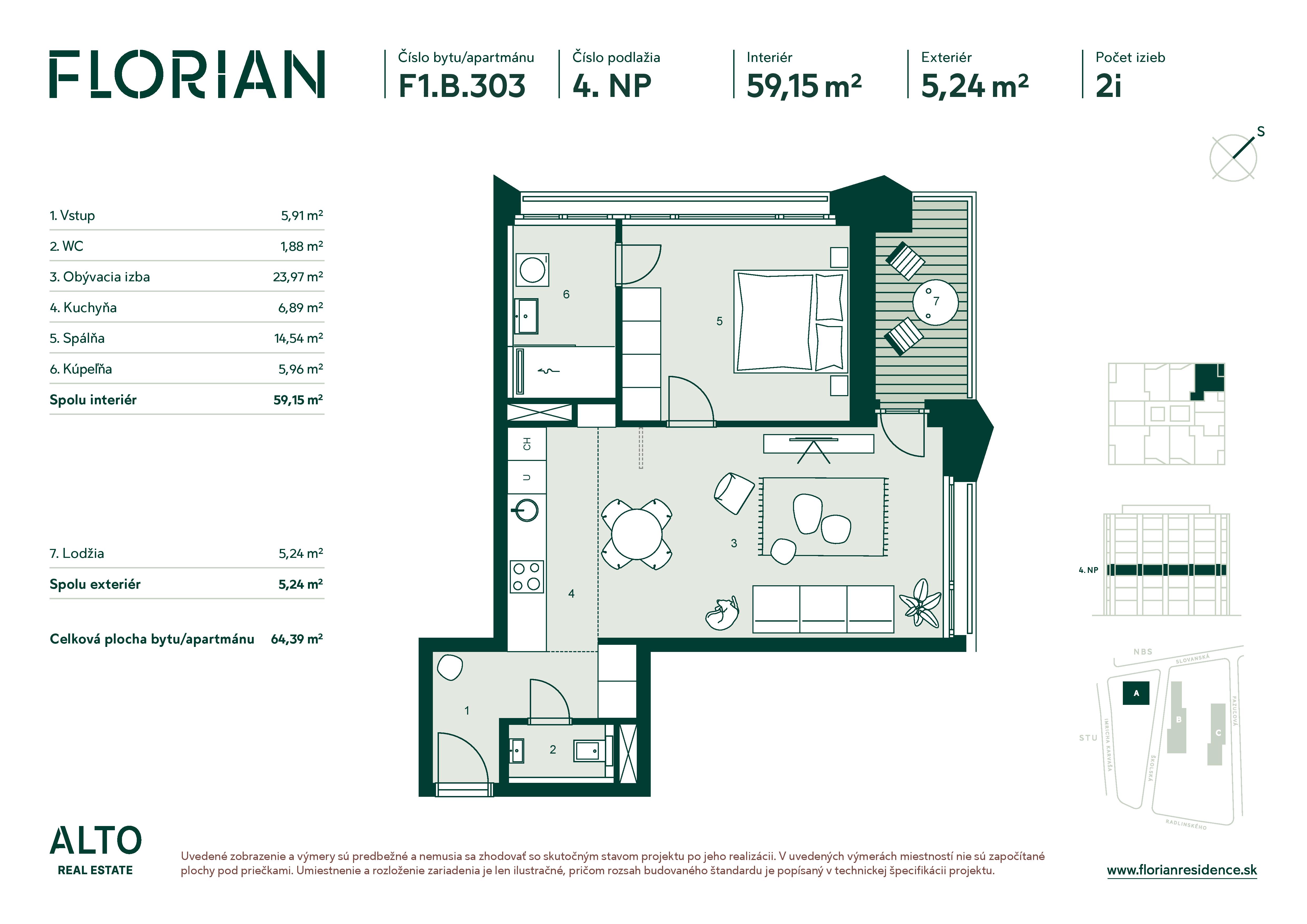 Florian - F1.B.303 - Pôdorys