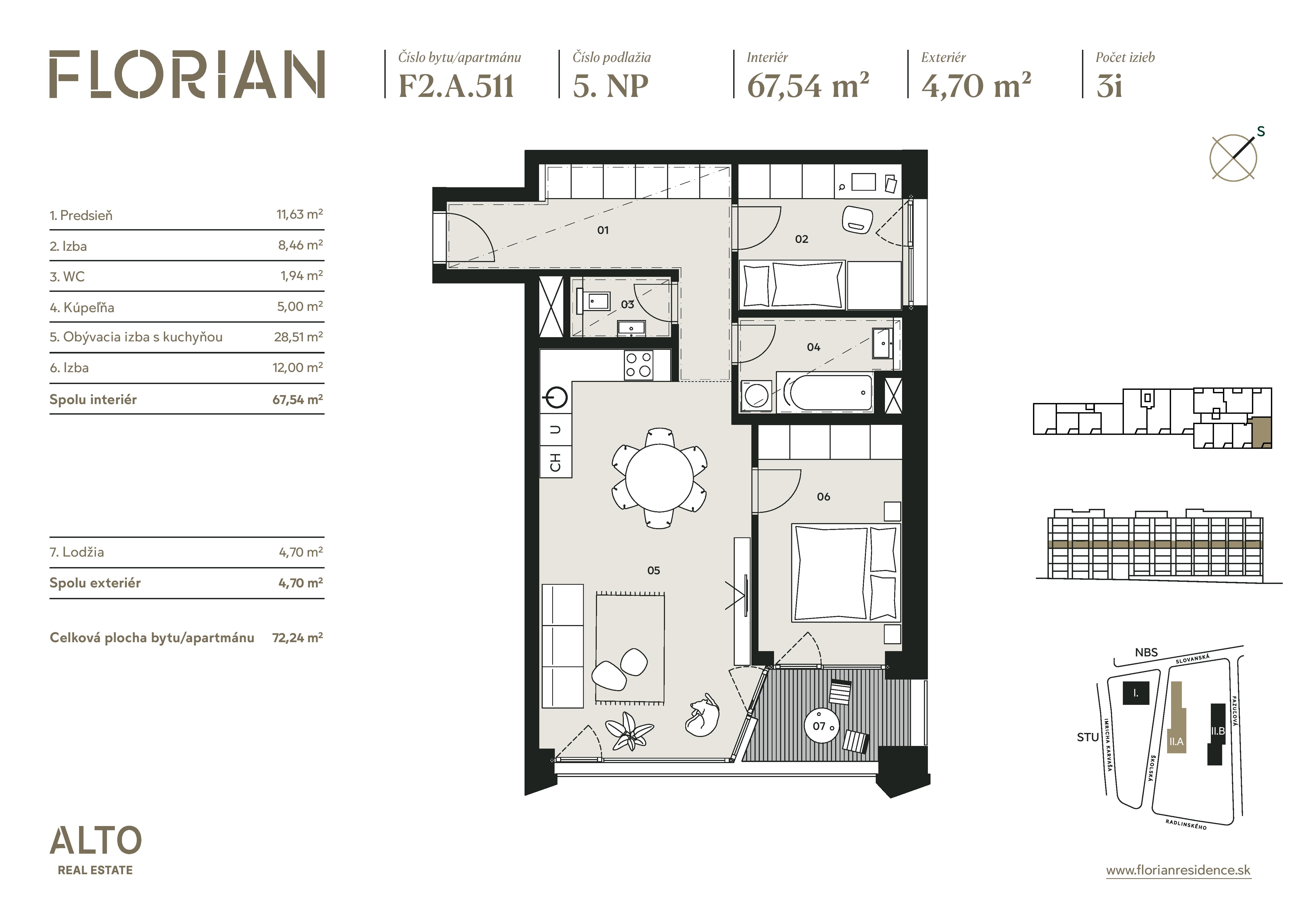 Florian - F2.A.511 - Pôdorys
