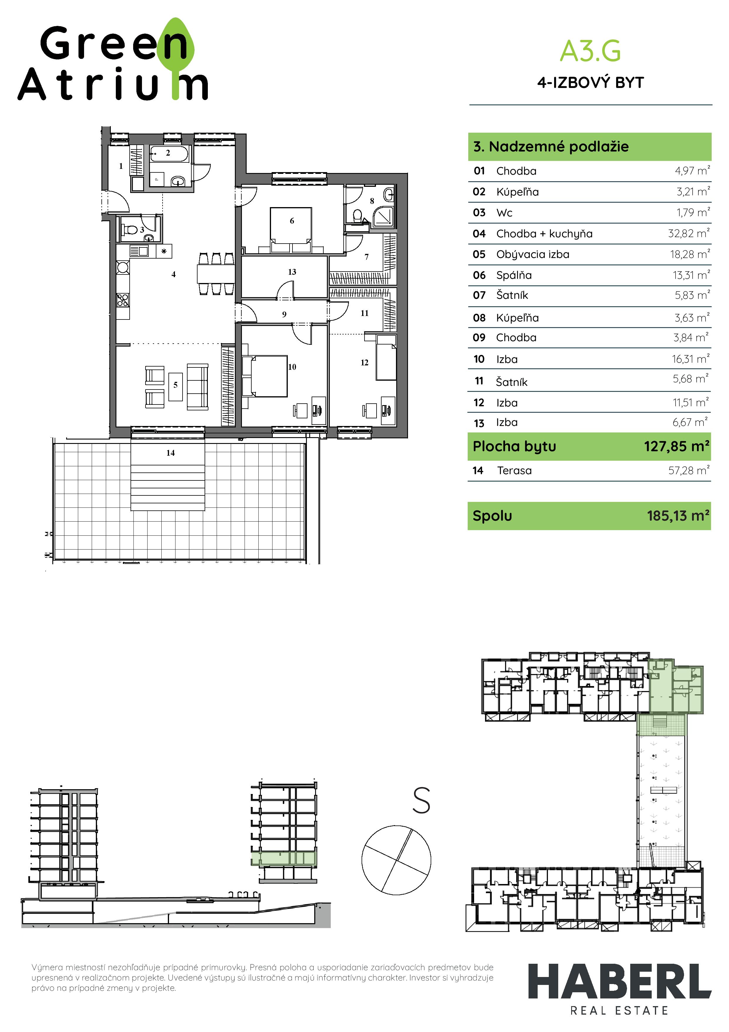 Green Atrium - 3G - Pôdorys