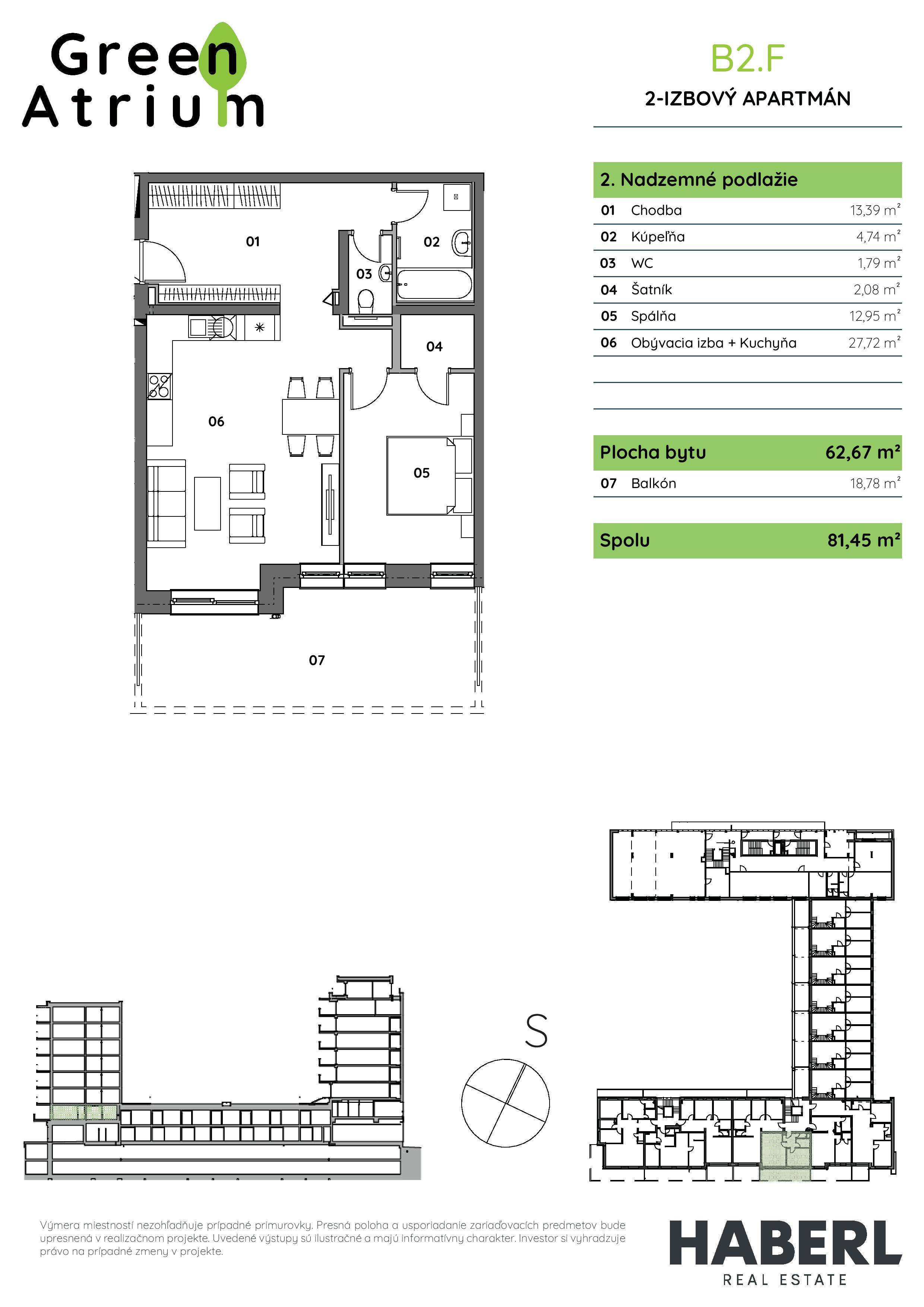 Green Atrium - 2F - Pôdorys