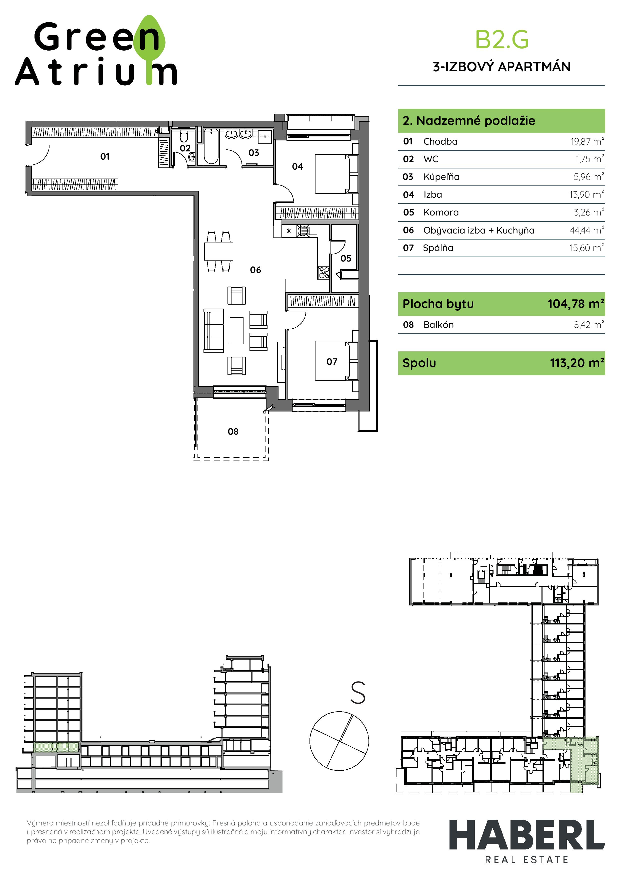 Green Atrium - 2G - Pôdorys
