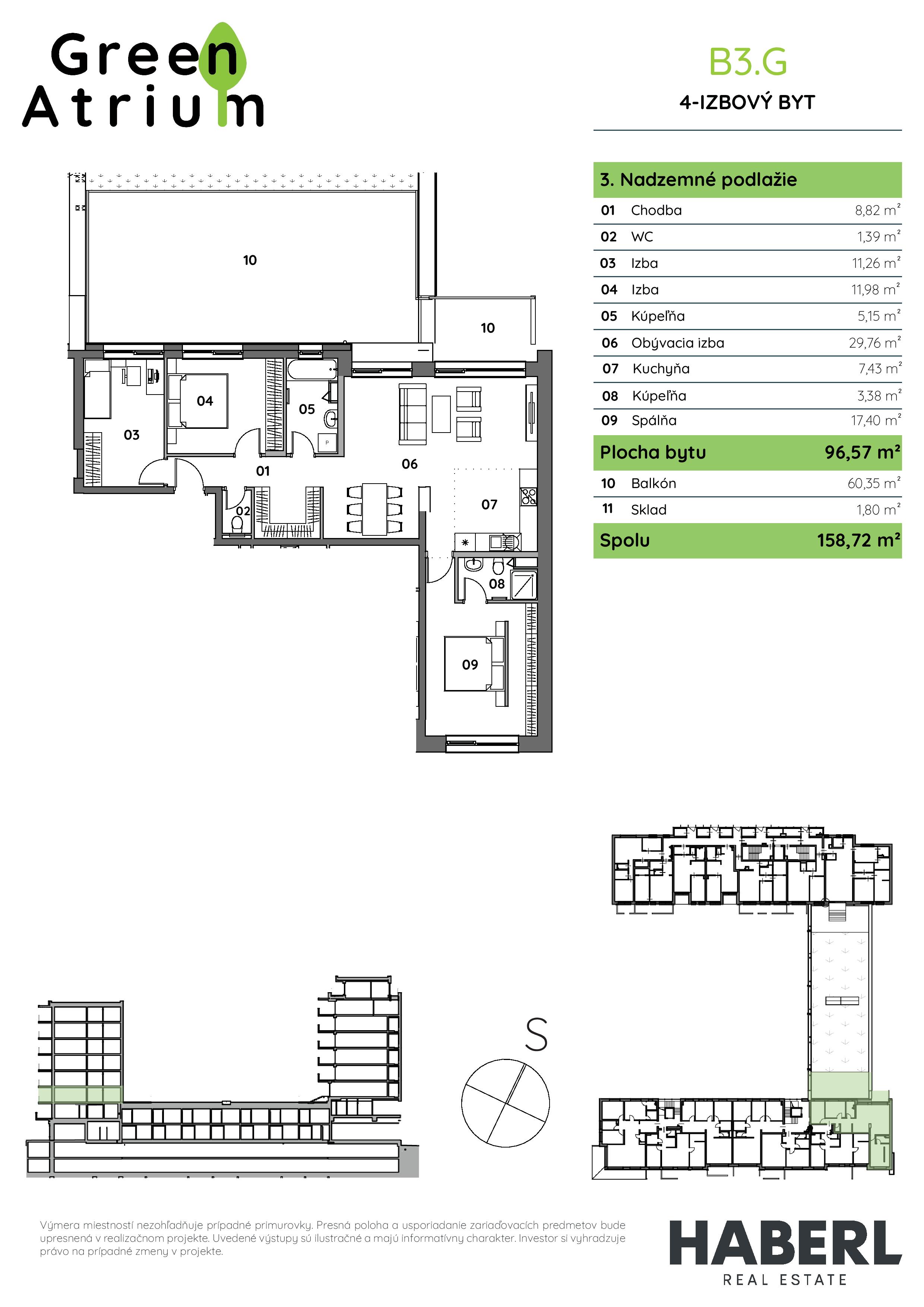 Green Atrium - 3G - Pôdorys