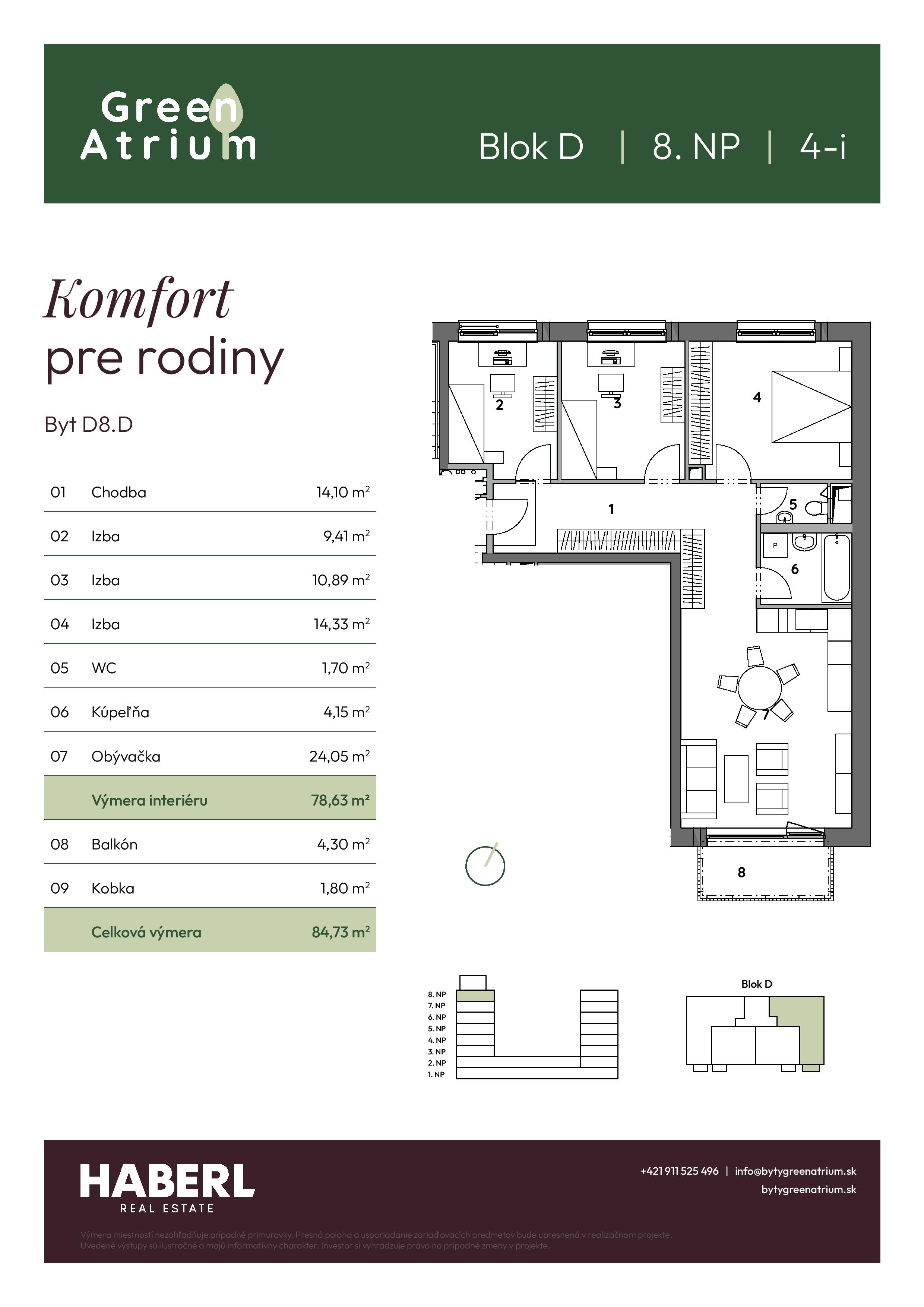Green Atrium - C1.D - Pôdorys