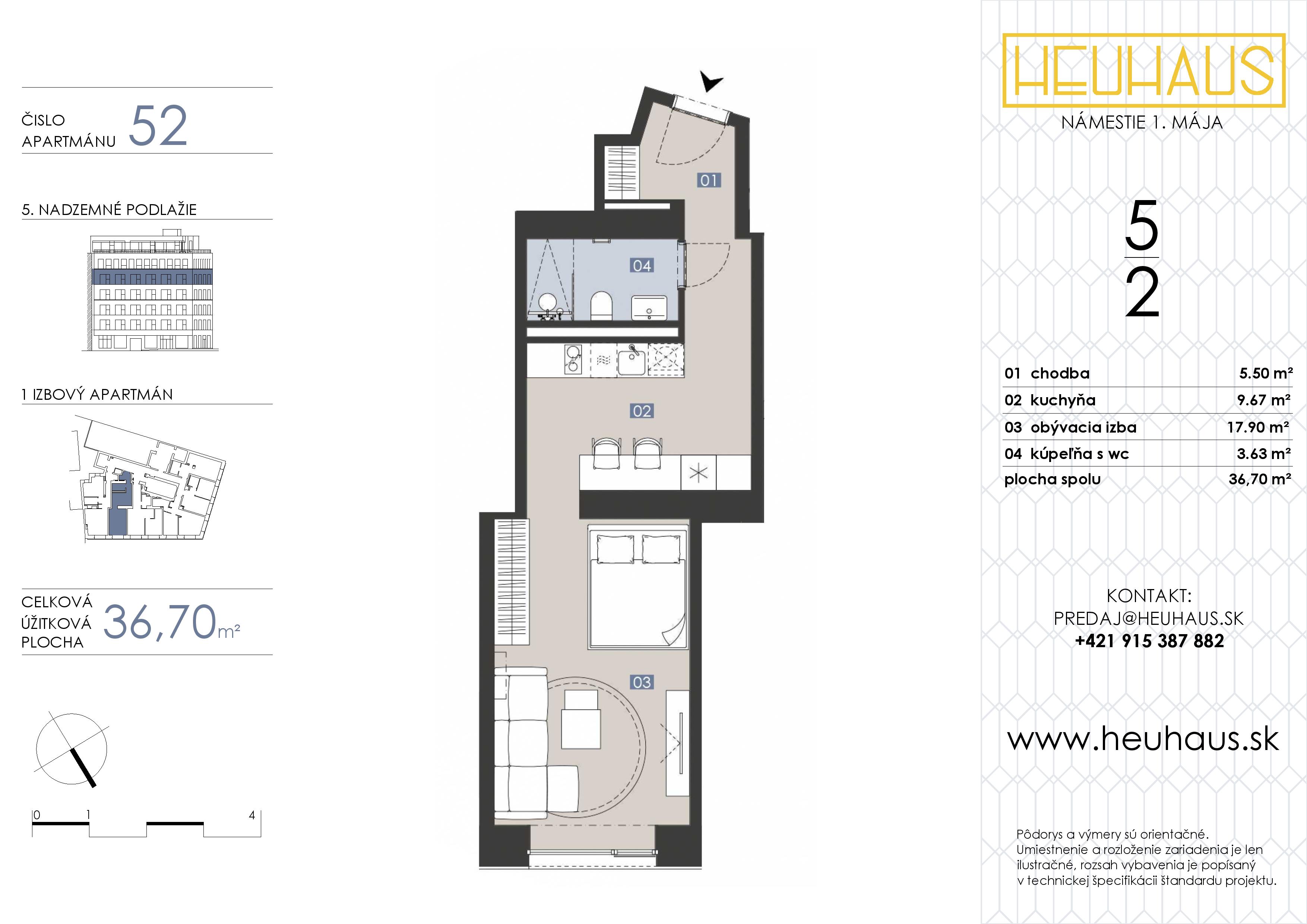 HEUHAUS - 52 - Pôdorys