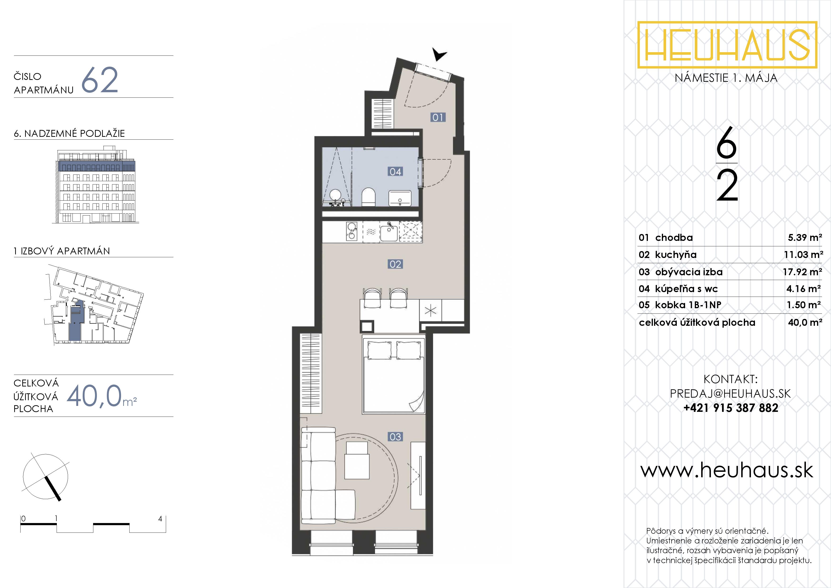 HEUHAUS - 62 - Pôdorys