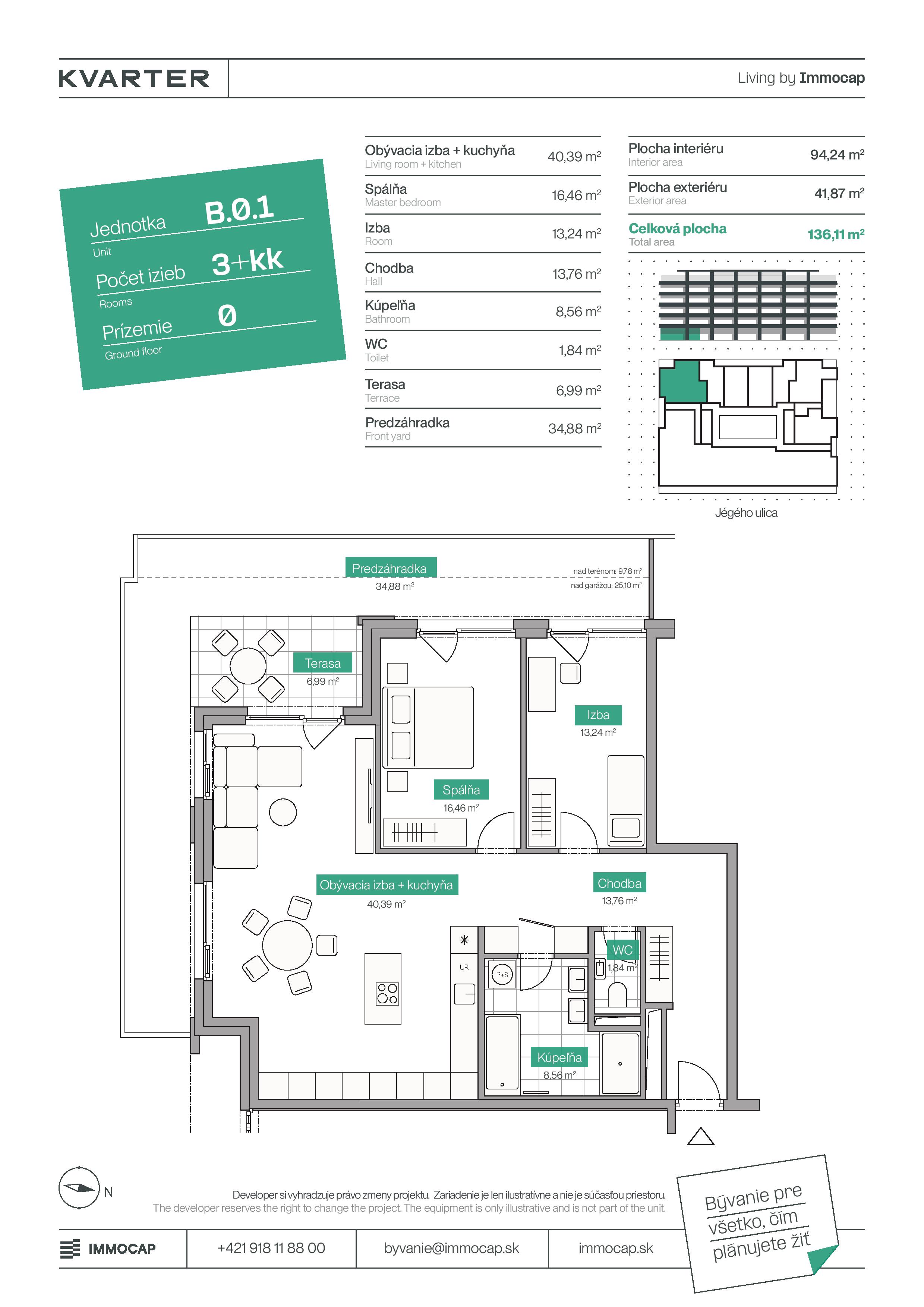Kvarter - B.0.1 - Pôdorys