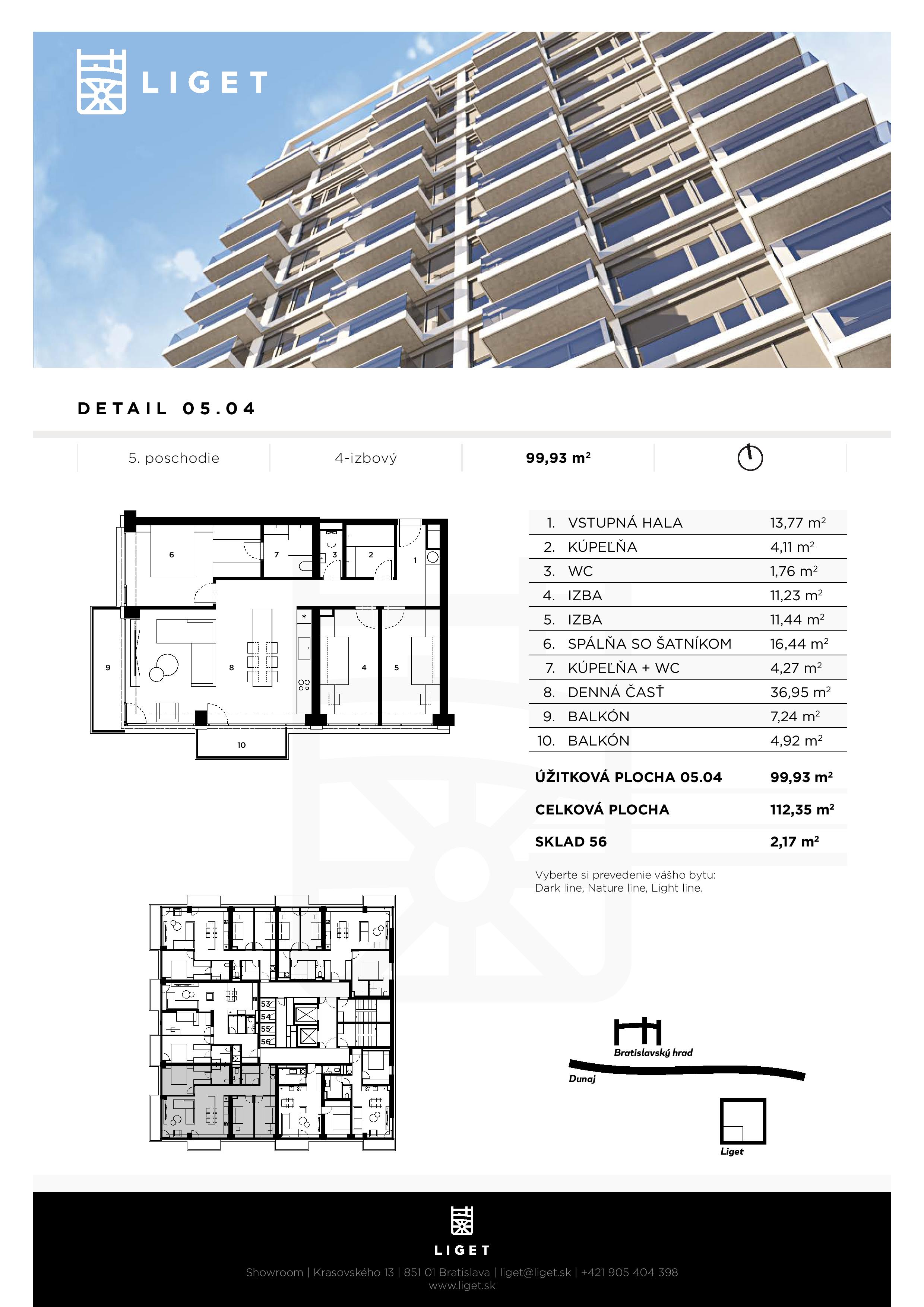 Liget - 5.04 - Pôdorys