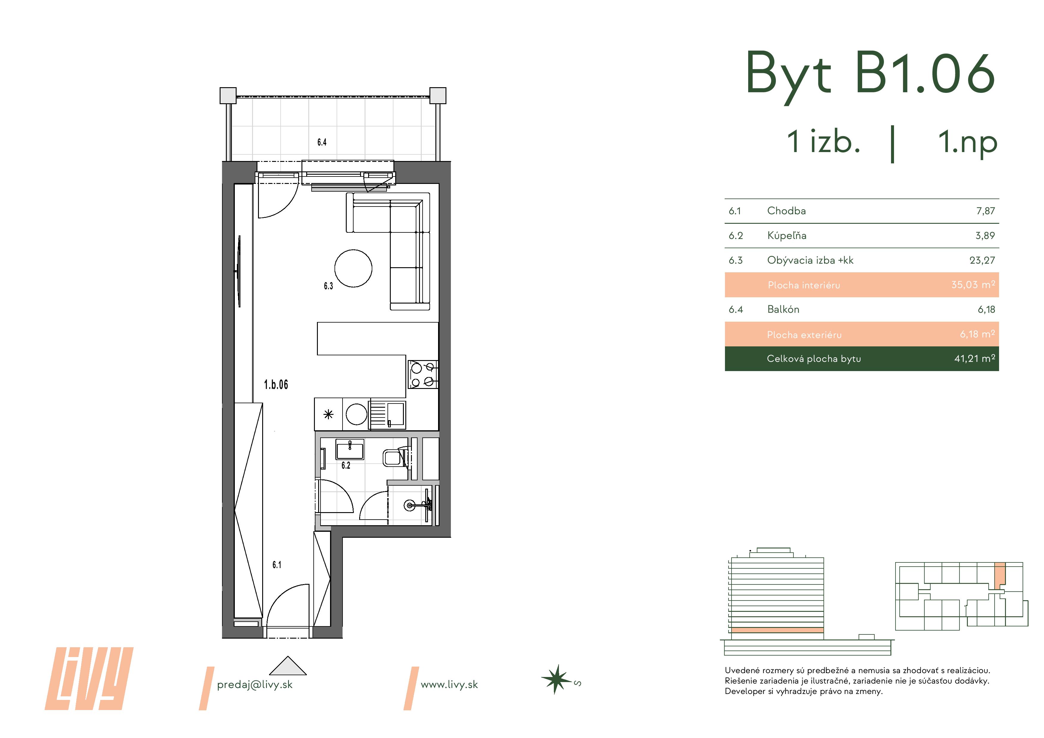 LiVY - 1.b.06 - Pôdorys