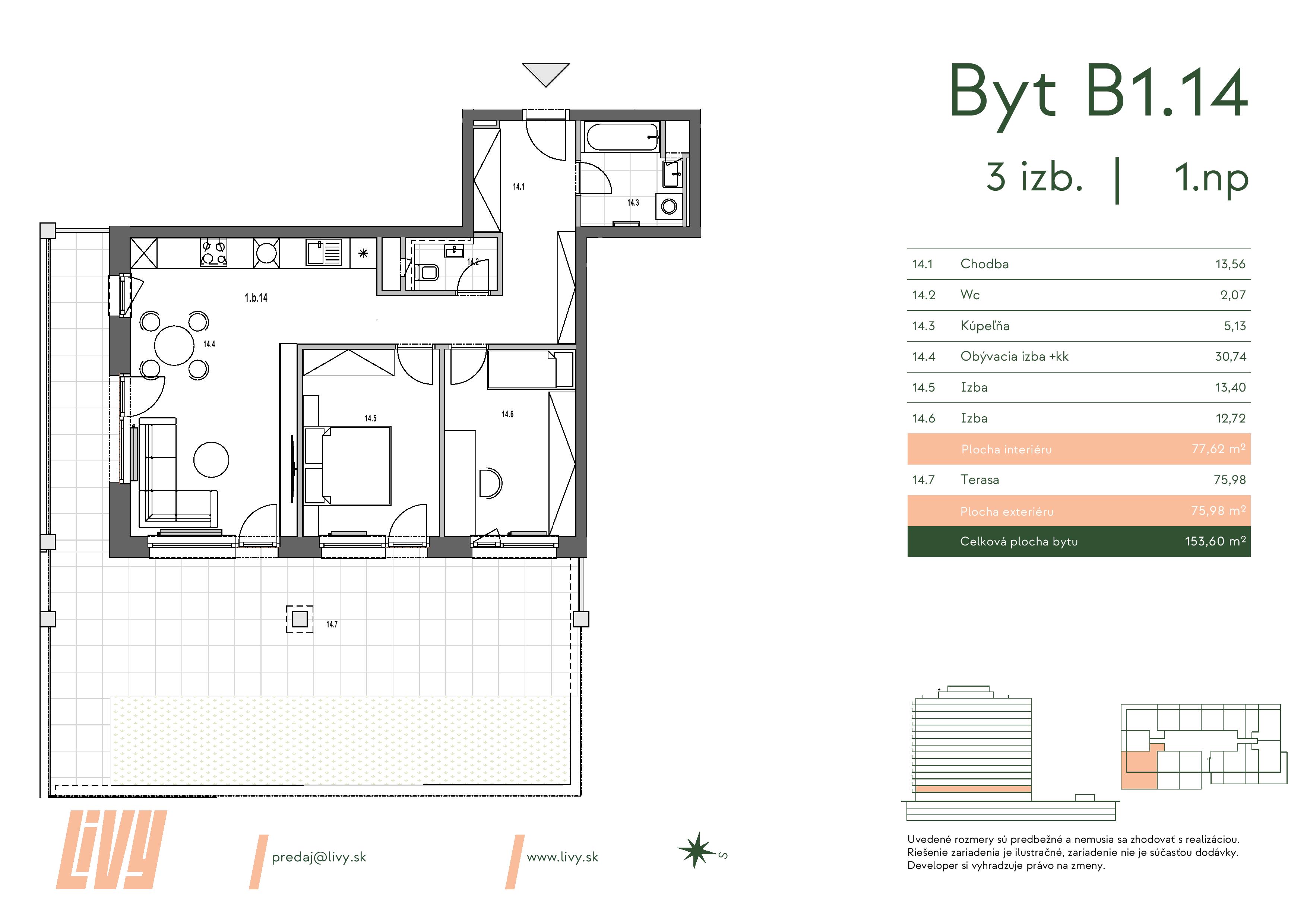 LiVY - 1.b.14 - Pôdorys