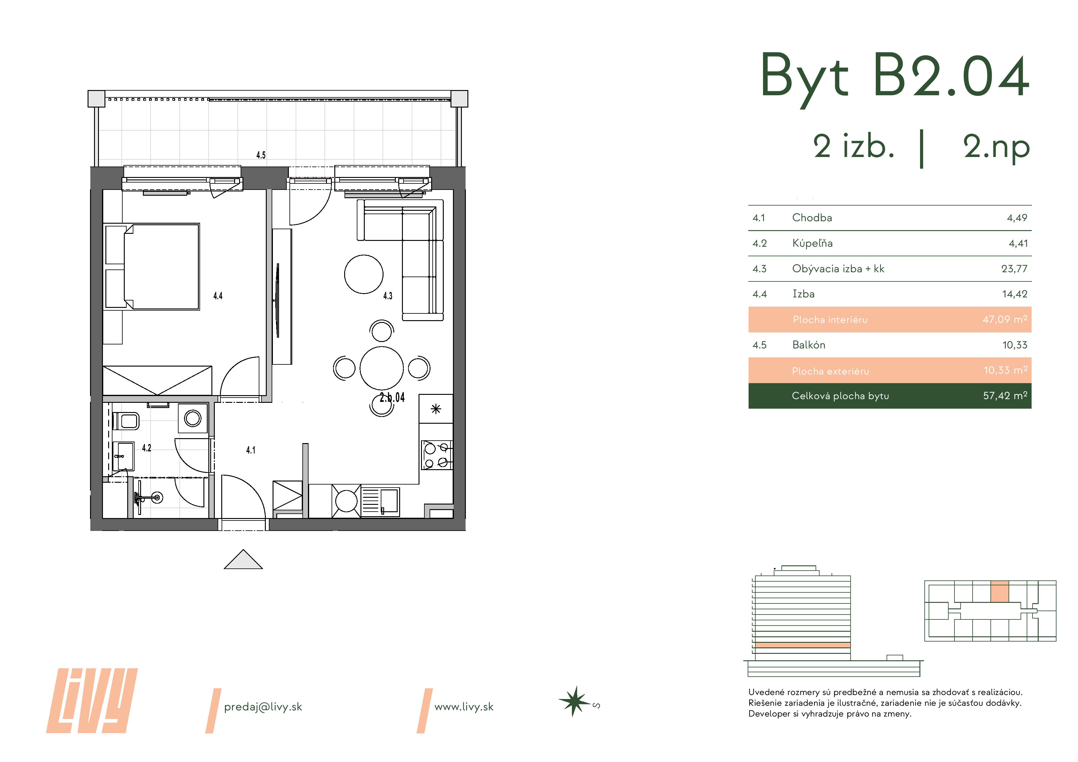 LiVY - 2.b.04 - Pôdorys