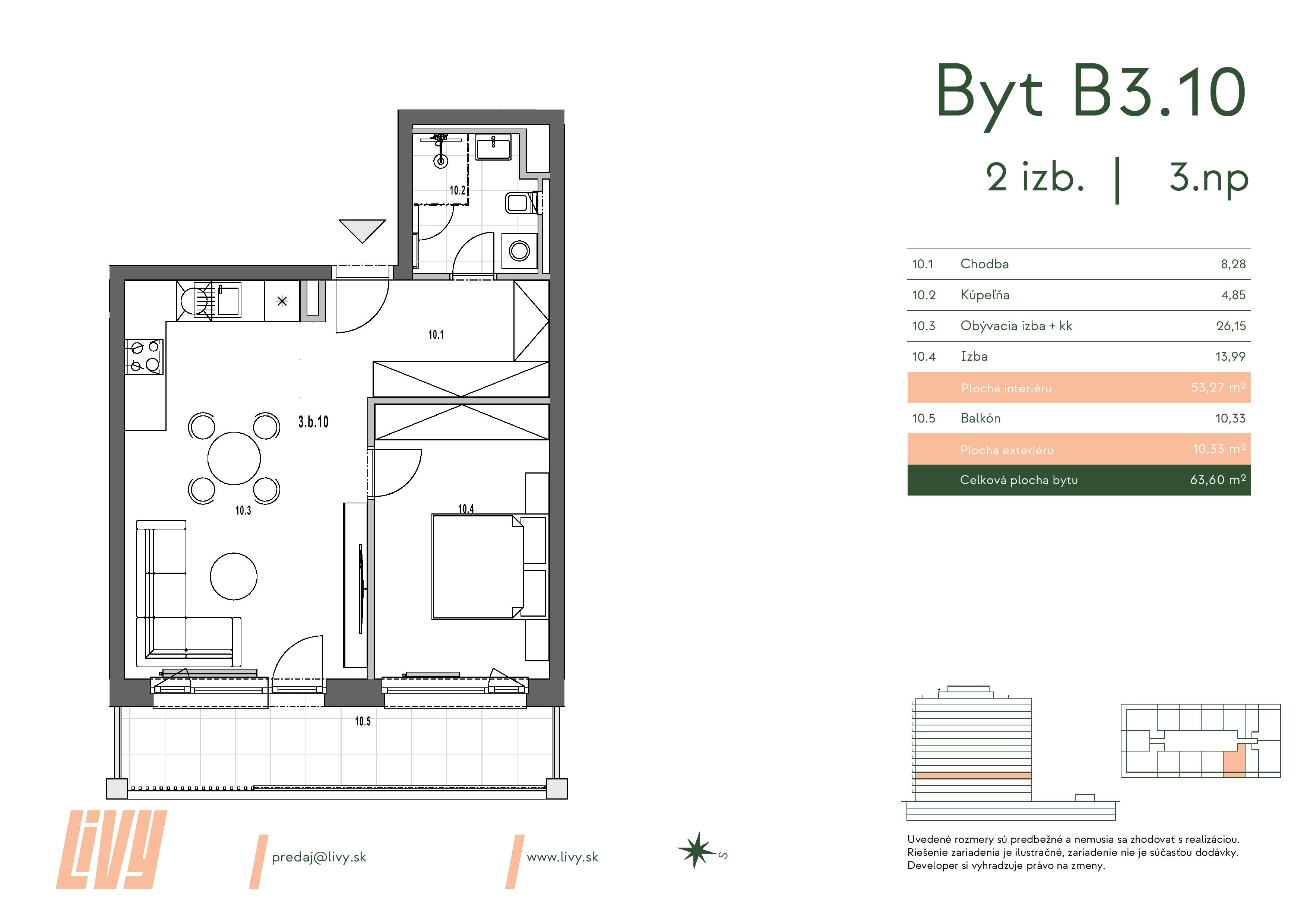 LiVY - 3.b.10 - Pôdorys