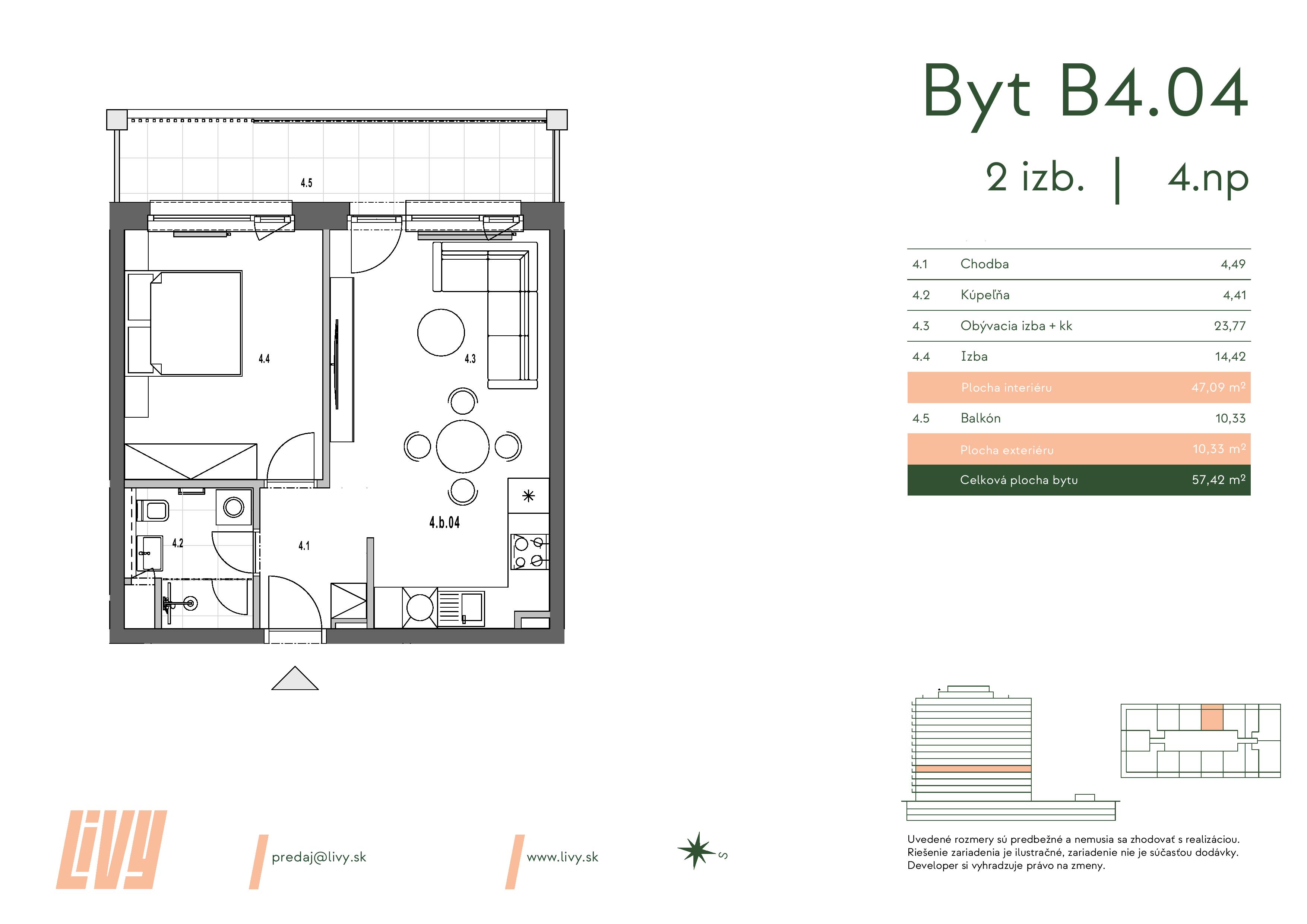 LiVY - 4.b.04 - Pôdorys