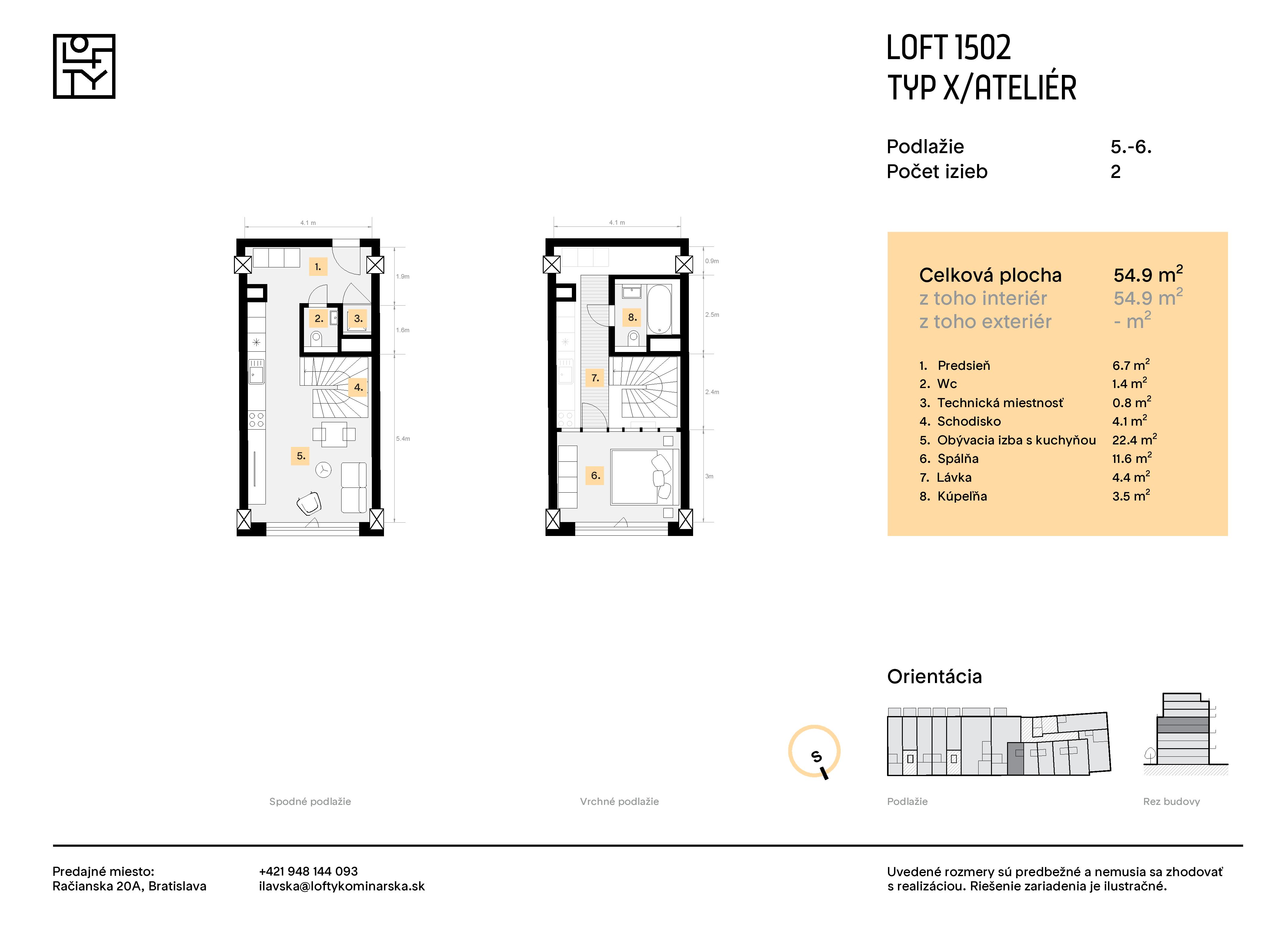 Lofty Kominárska - 1502 - Pôdorys