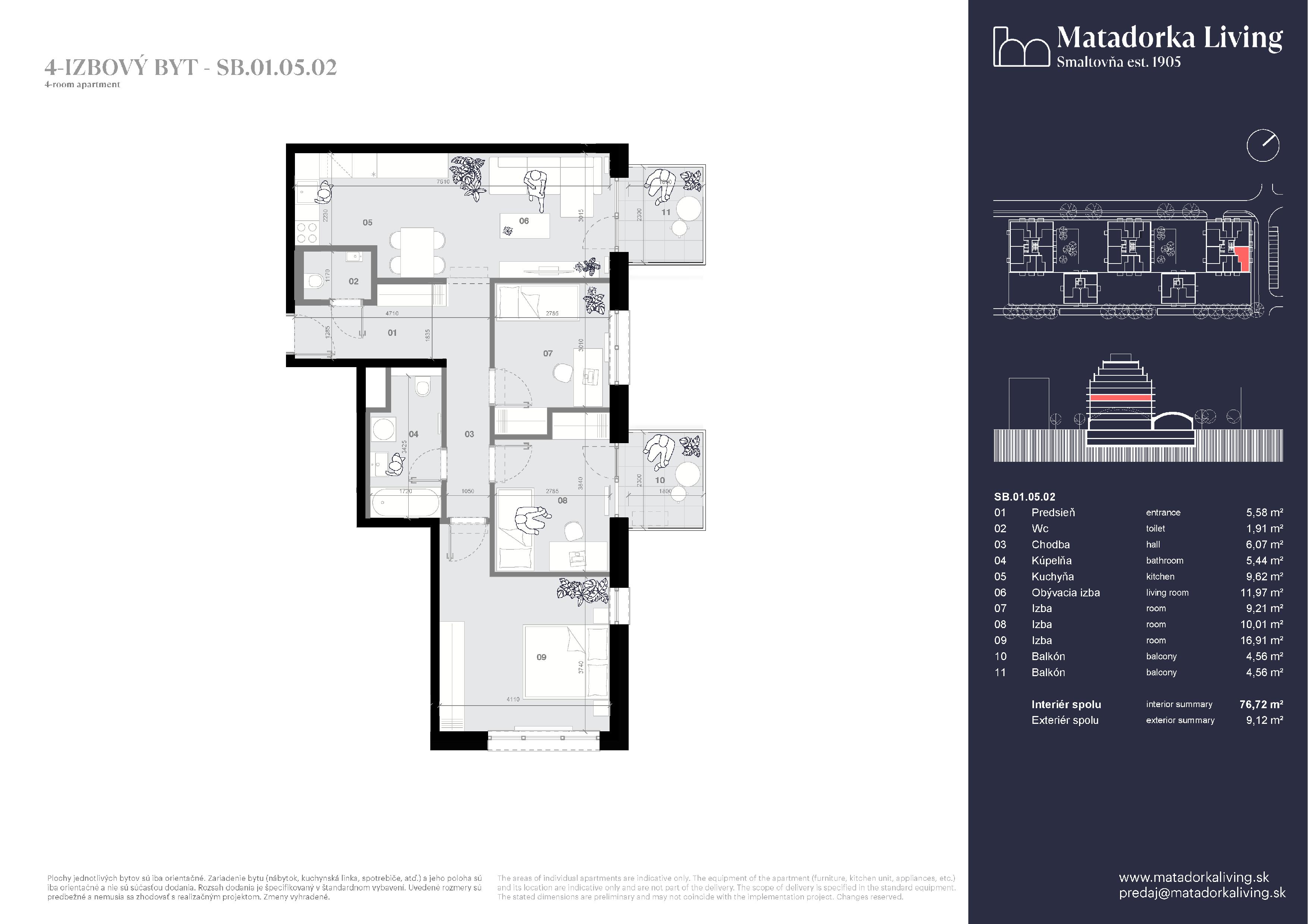 Matadorka Living - SB-01-05-02 - Pôdorys