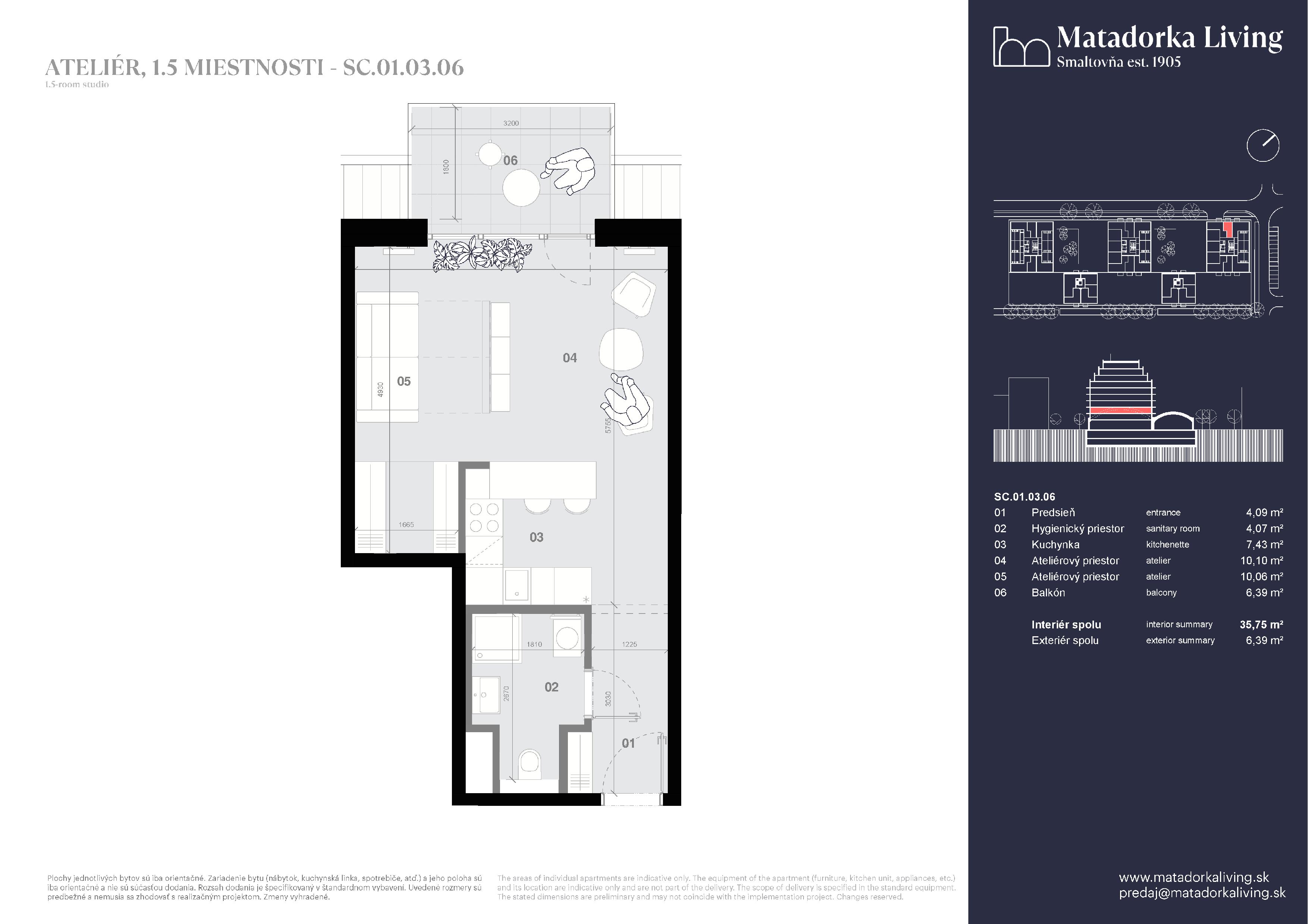 Matadorka Living - SC-01-03-06 - Pôdorys