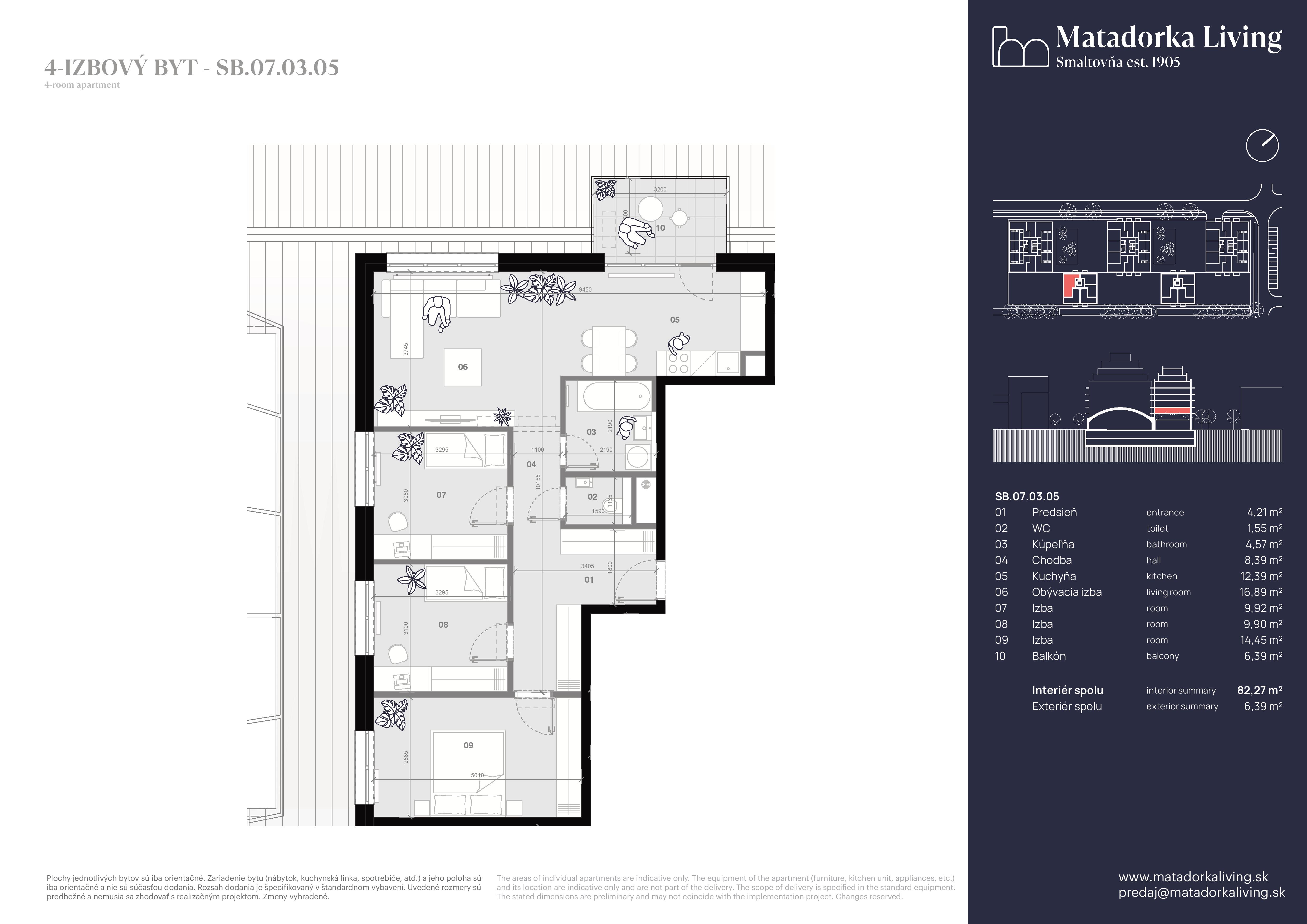 Matadorka Living - SB-07-03-05 - Pôdorys