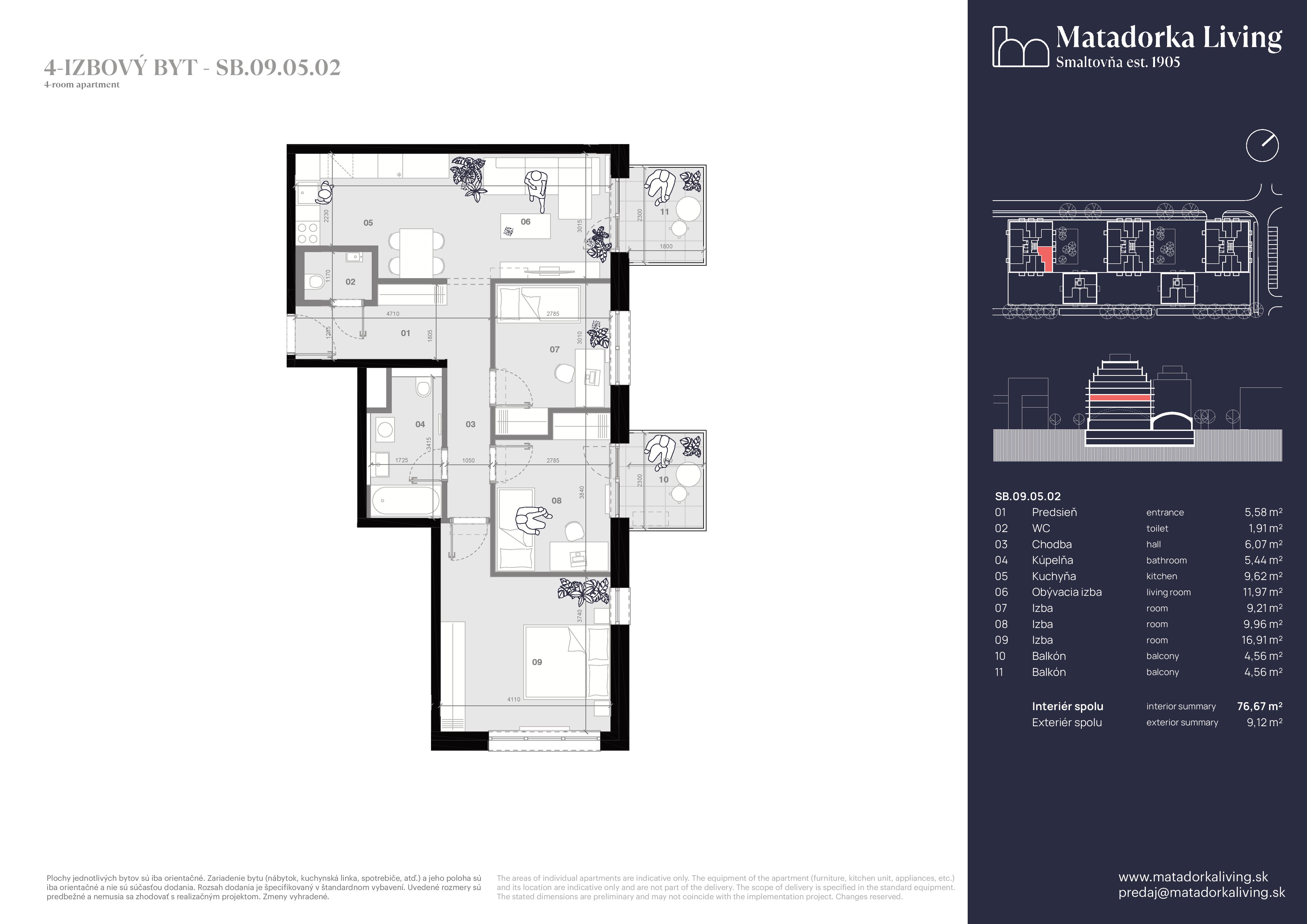 Matadorka Living - SB-09-05-02 - Pôdorys