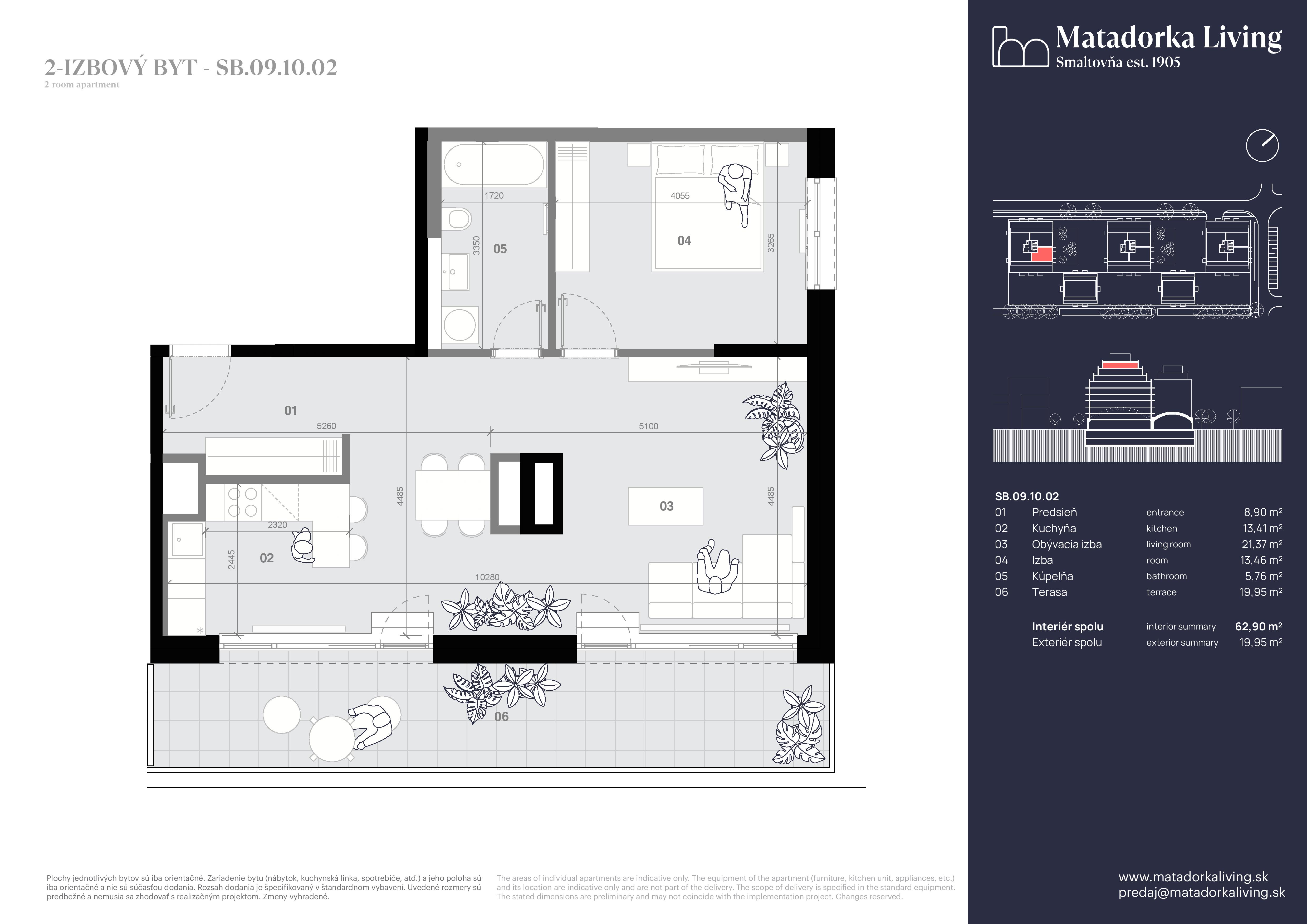 Matadorka Living - SB-09-10-02 - Pôdorys