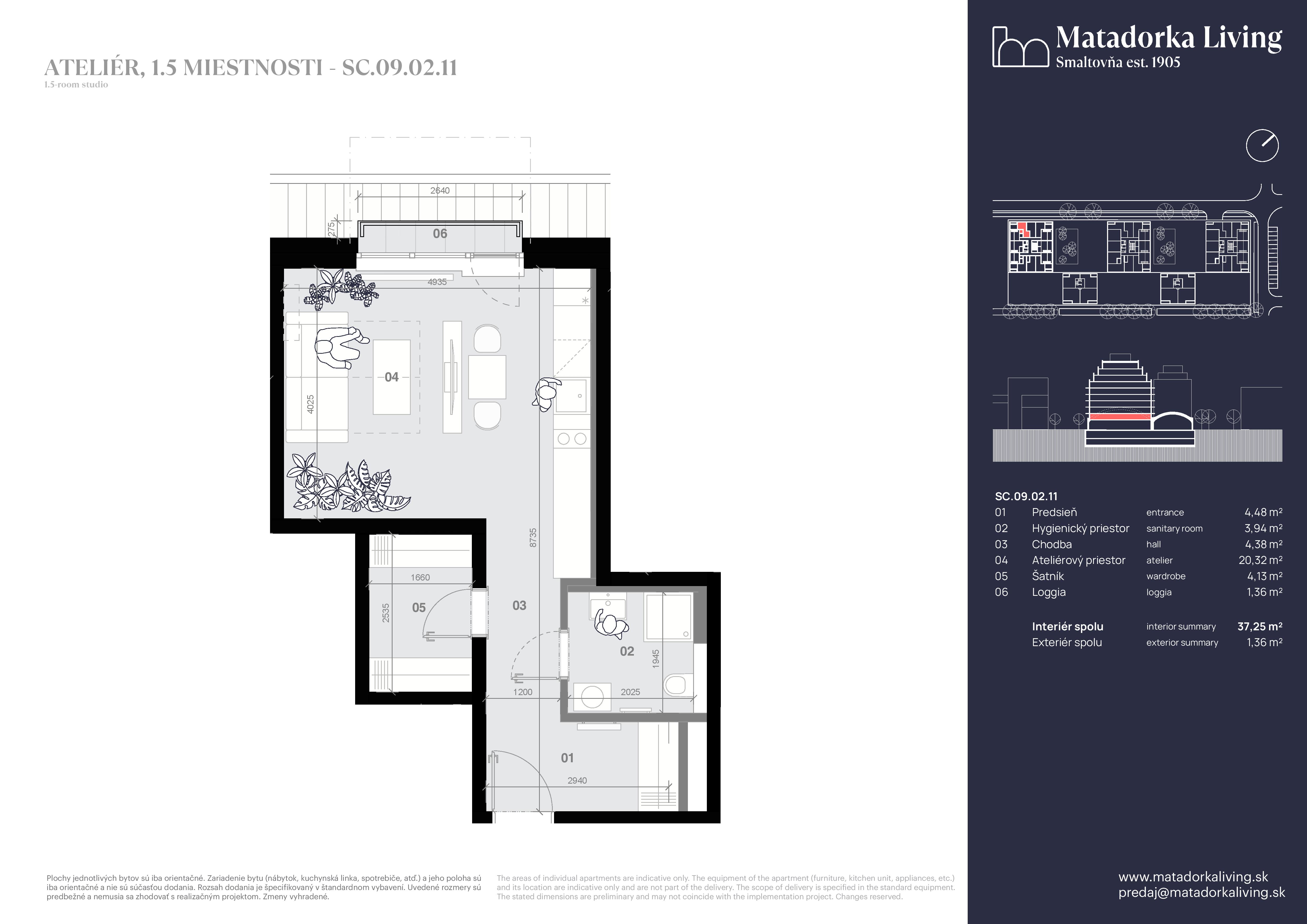 Matadorka Living - SC-09-02-11 - Pôdorys