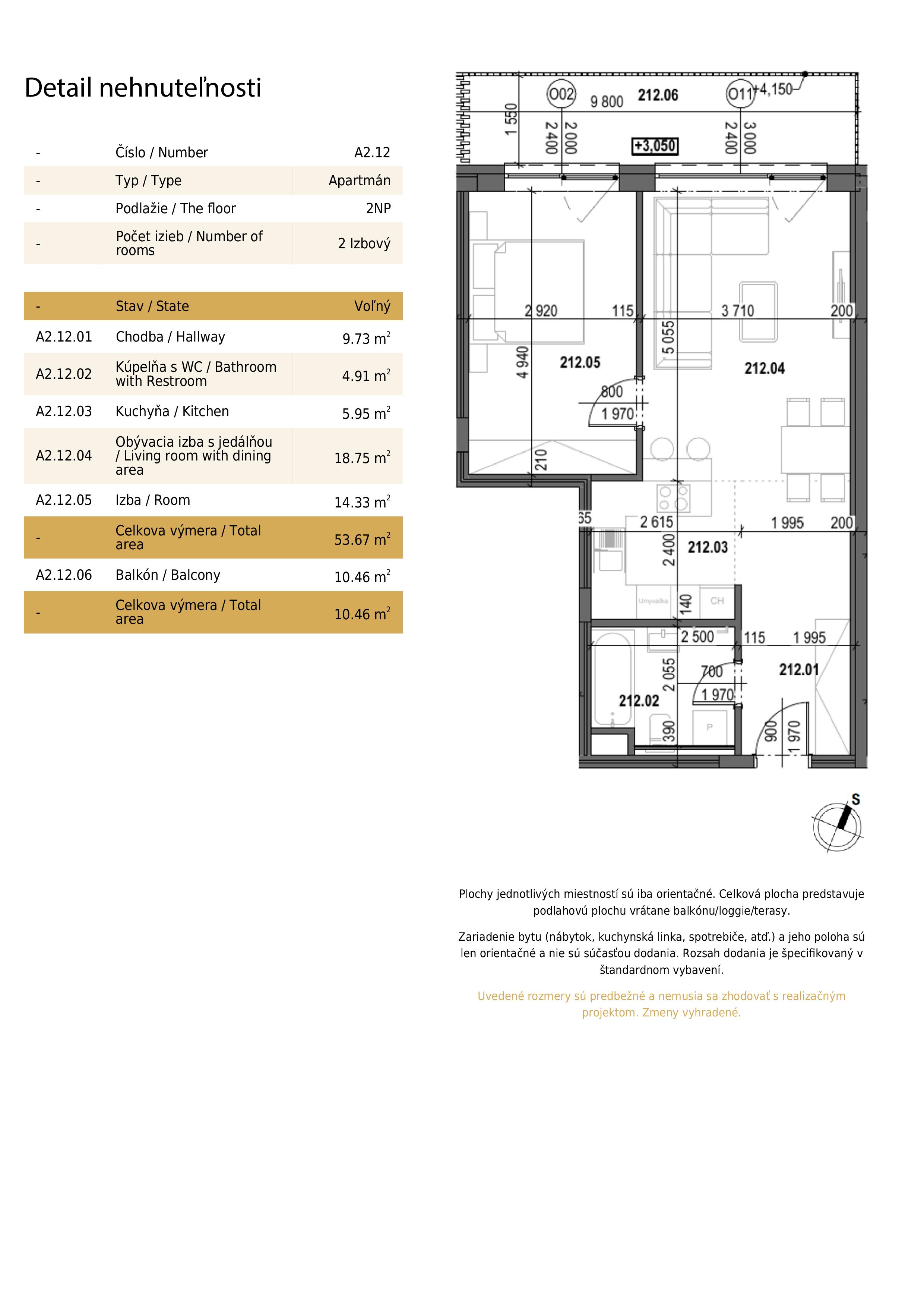 Matúškova Residence - A2.12 - Pôdorys