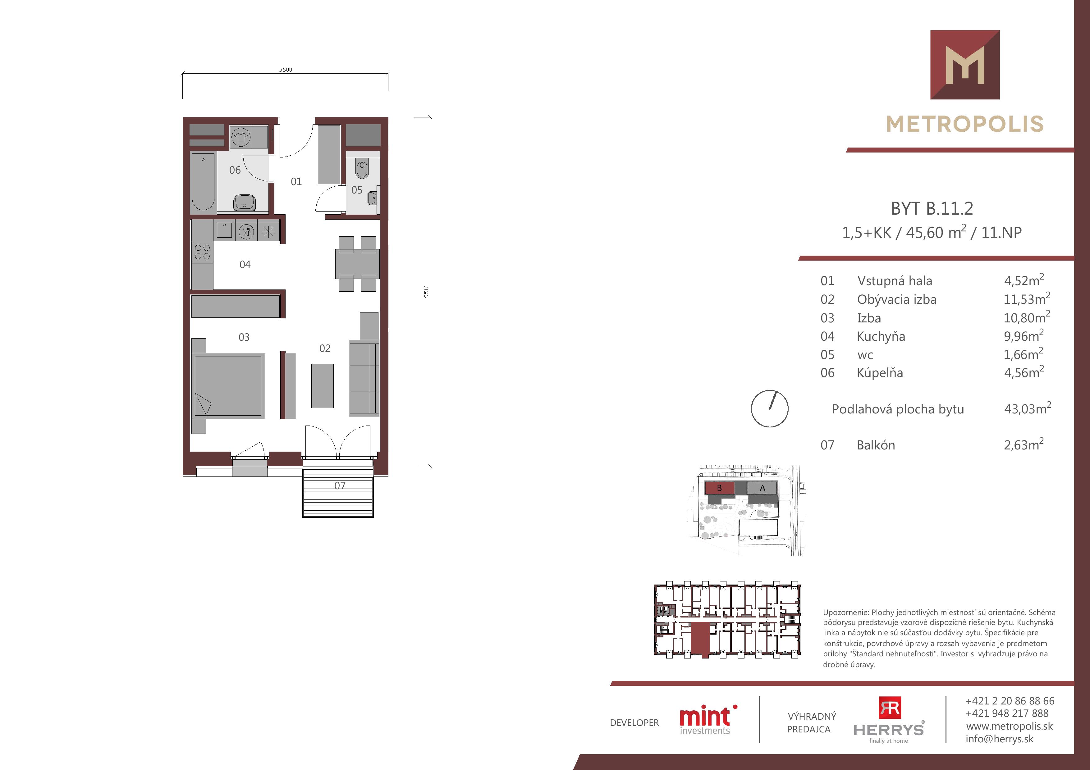 Metropolis - B.11.2 - Pôdorys