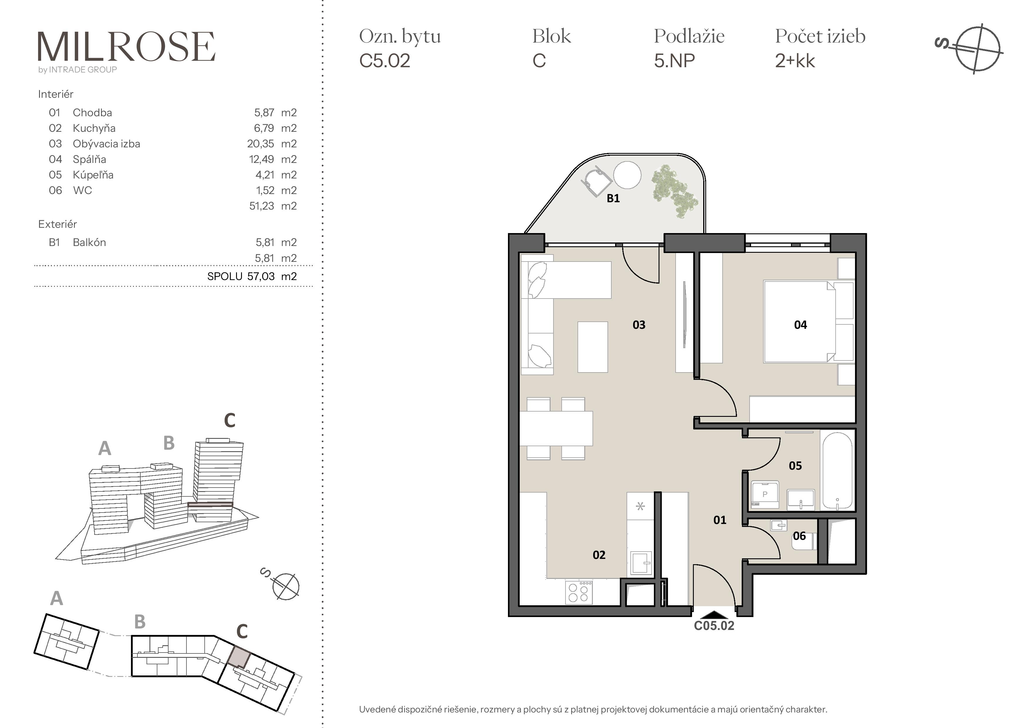MILROSE - C5.02 - Pôdorys