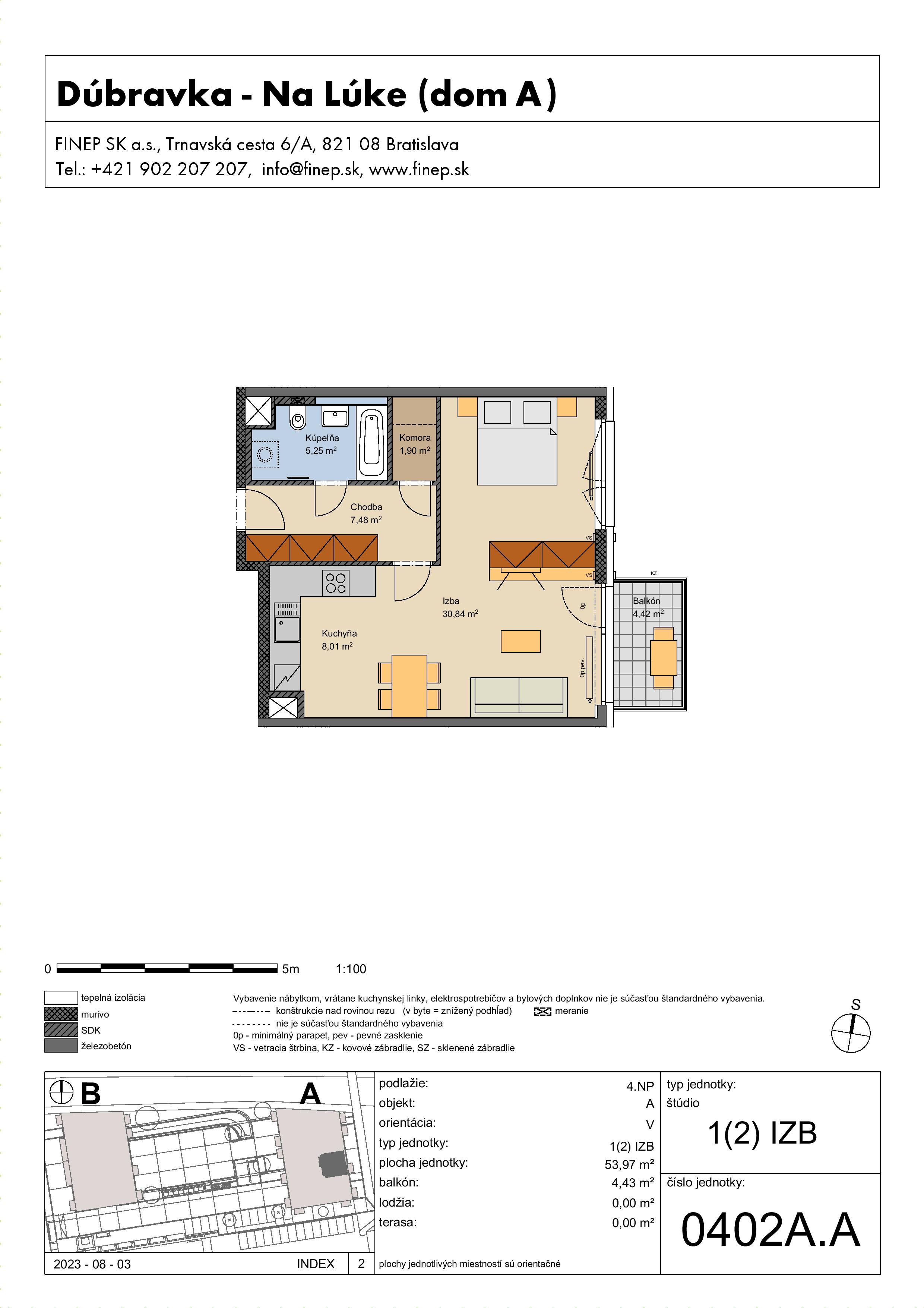 Na Lúke - 0402A.A - Pôdorys