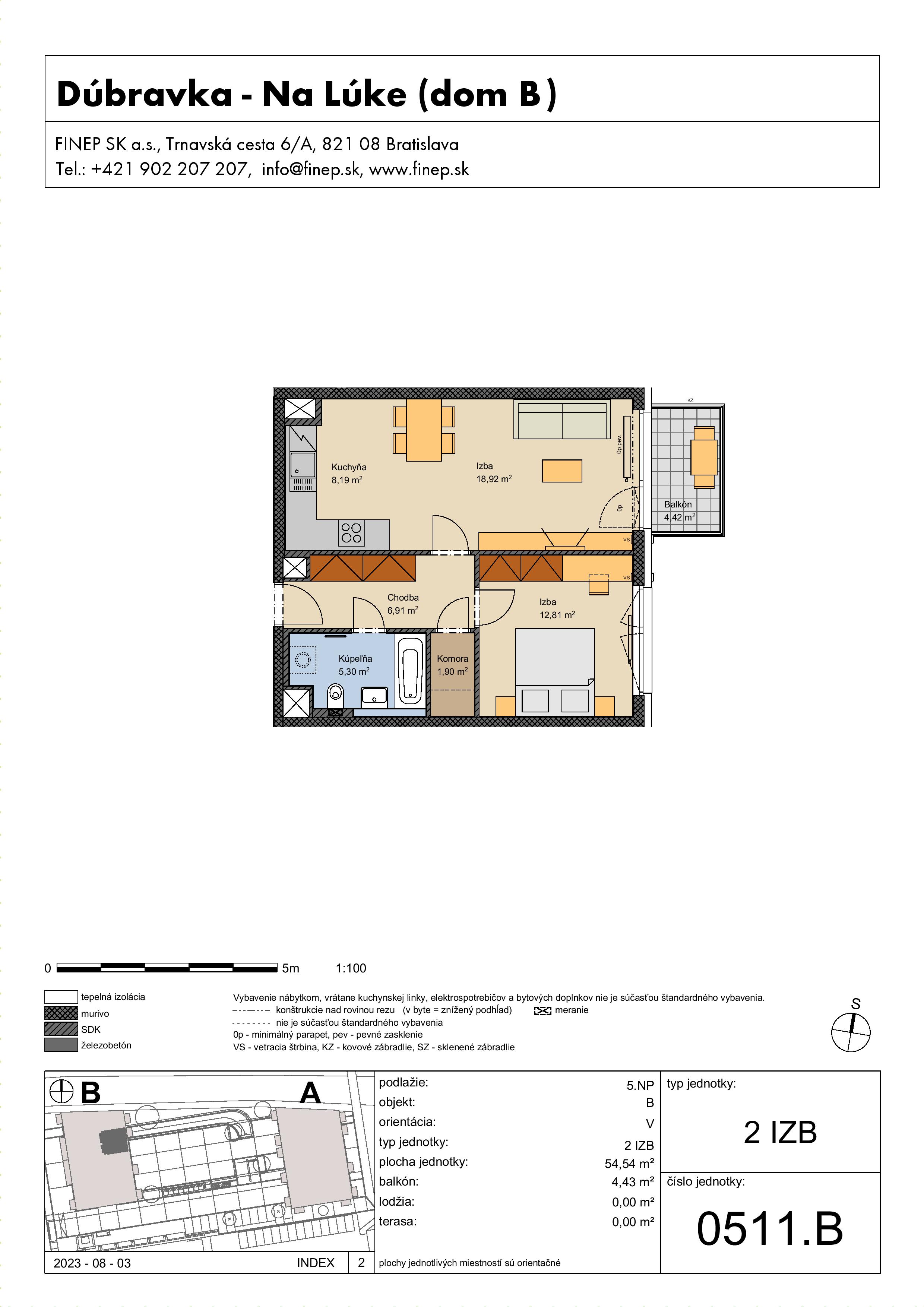 Na Lúke - 0511.B - Pôdorys