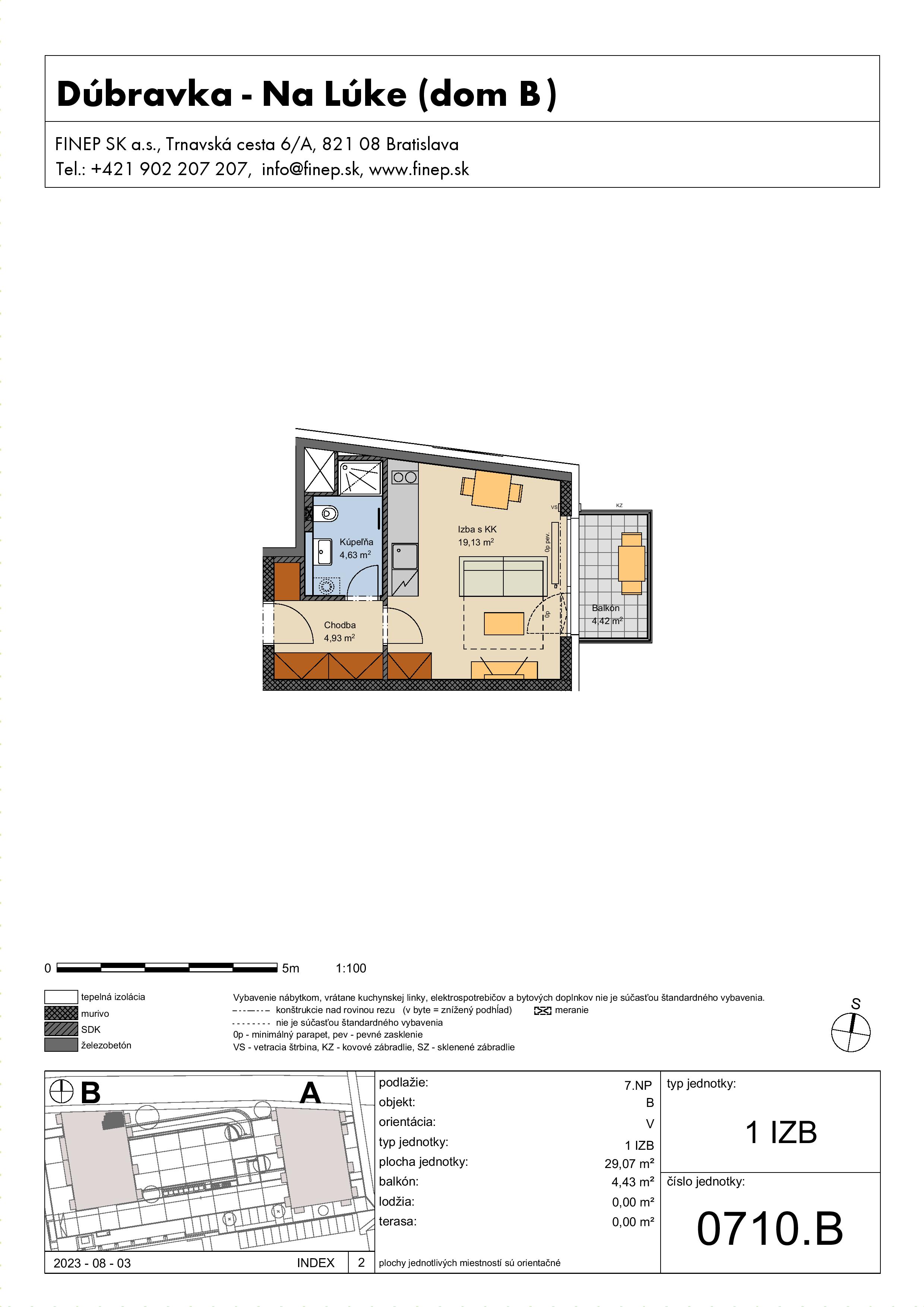 Na Lúke - 0710.B - Pôdorys