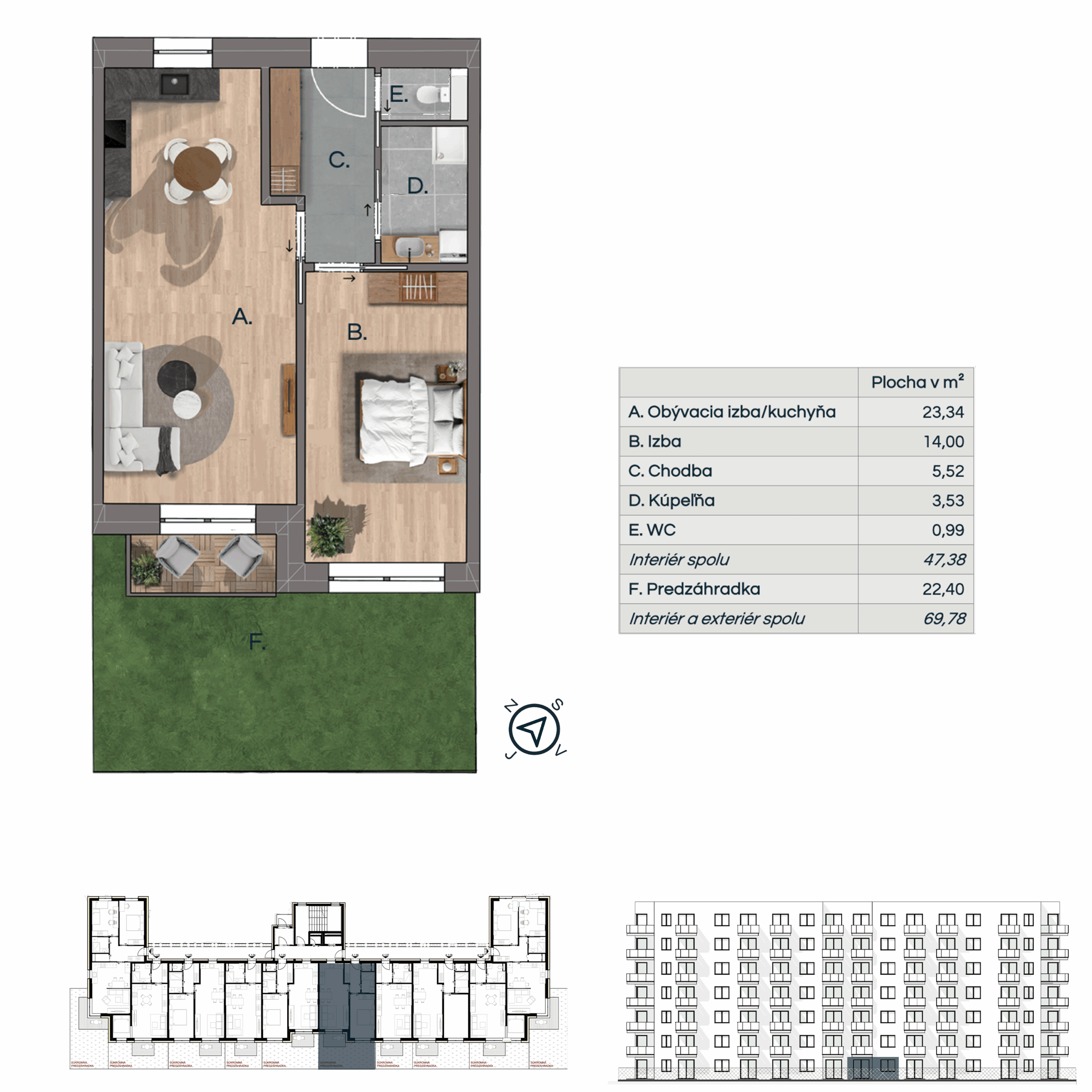 Na Pasekách - NP A-01-06 - Pôdorys