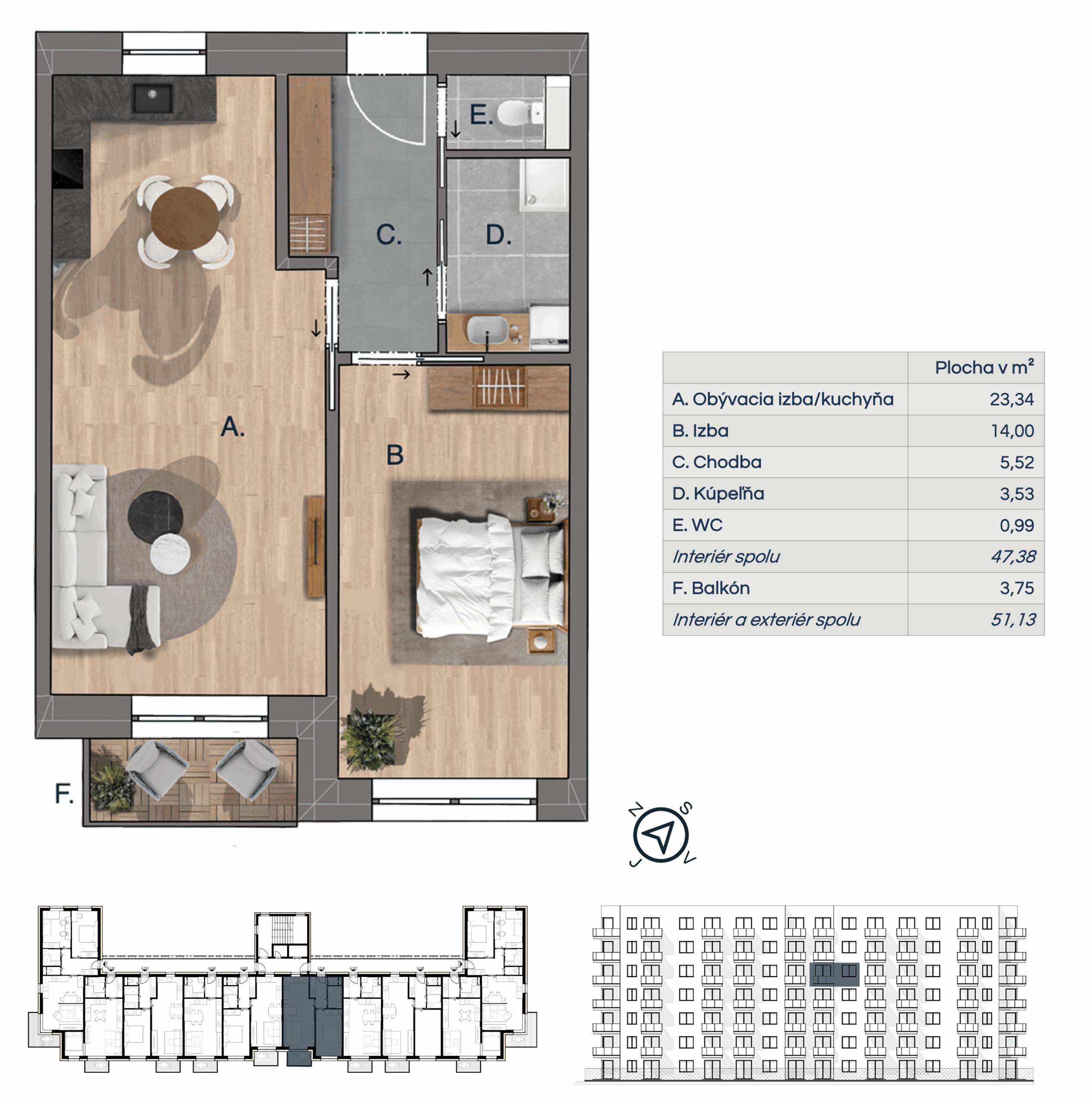 Na Pasekách - NP A-05-06 - Pôdorys
