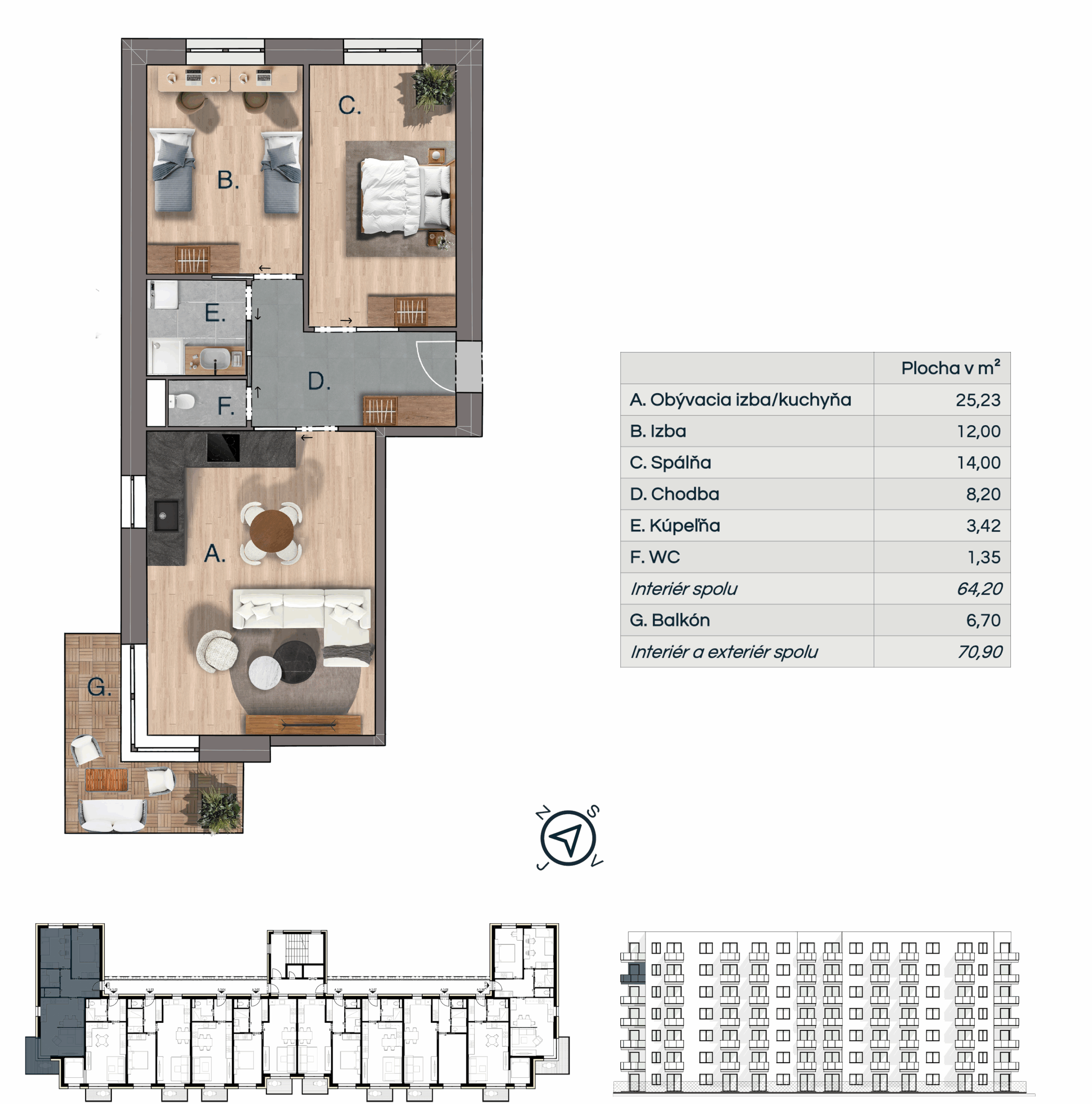 Na Pasekách - NP A-06-01 - Pôdorys