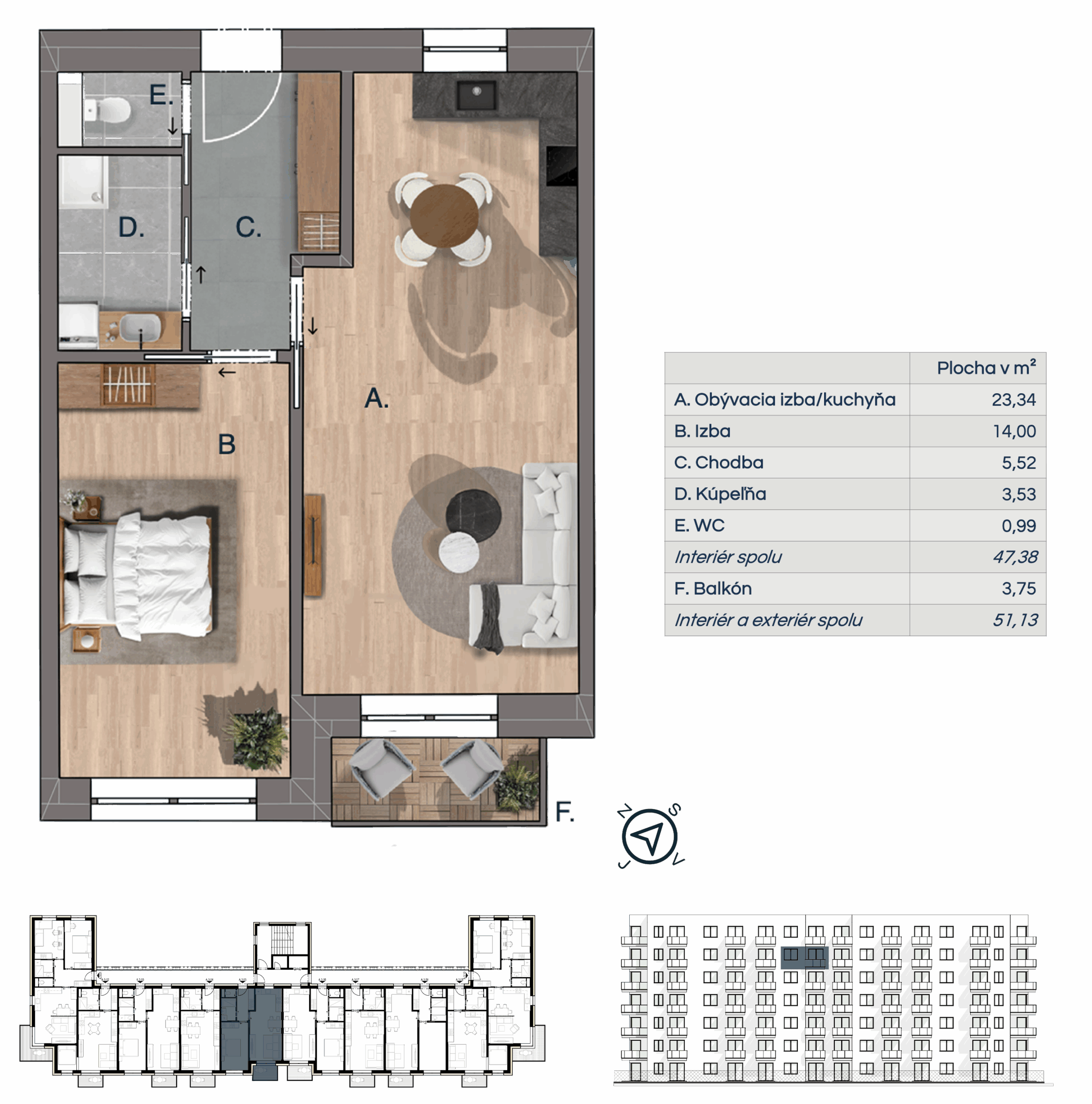 Na Pasekách - NP A-06-05 - Pôdorys
